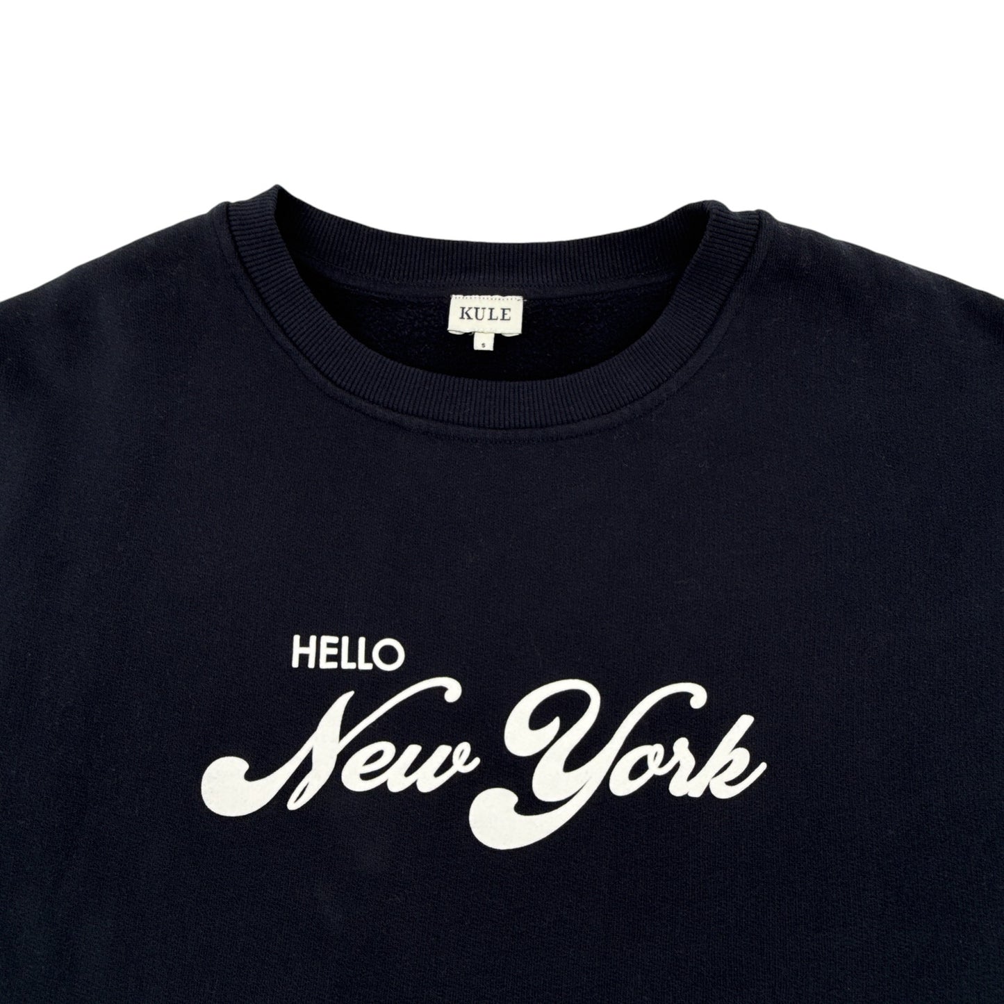 KULE The Oversized Hello New York Sweatshirt S