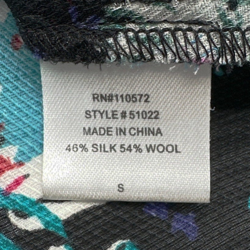 TWELFTH STREET by CYNTHIA VINCENT Silk Blend Blouse S
