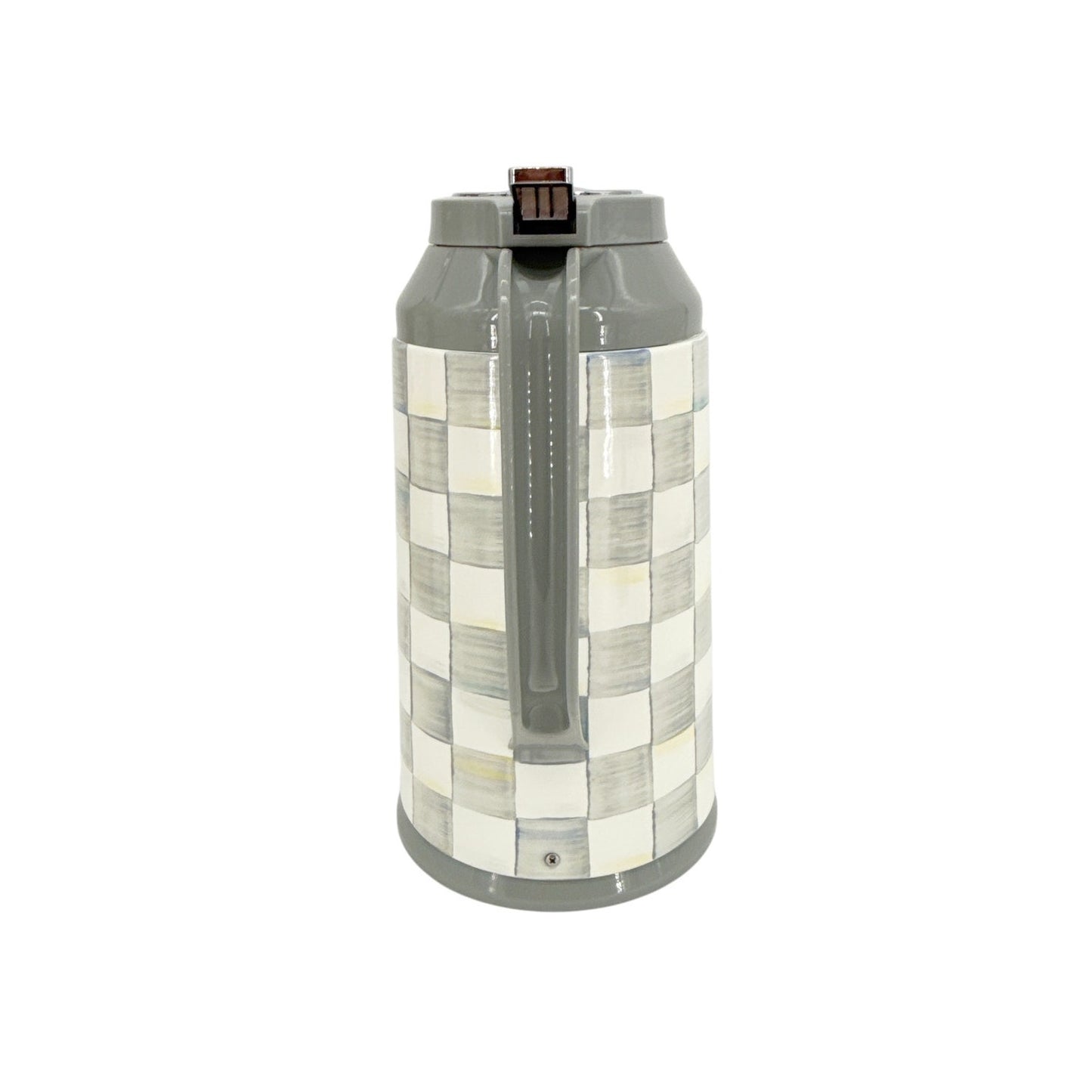 MACKENZIE-CHILDS Sterling Check Coffee Carafe in Sterling Check