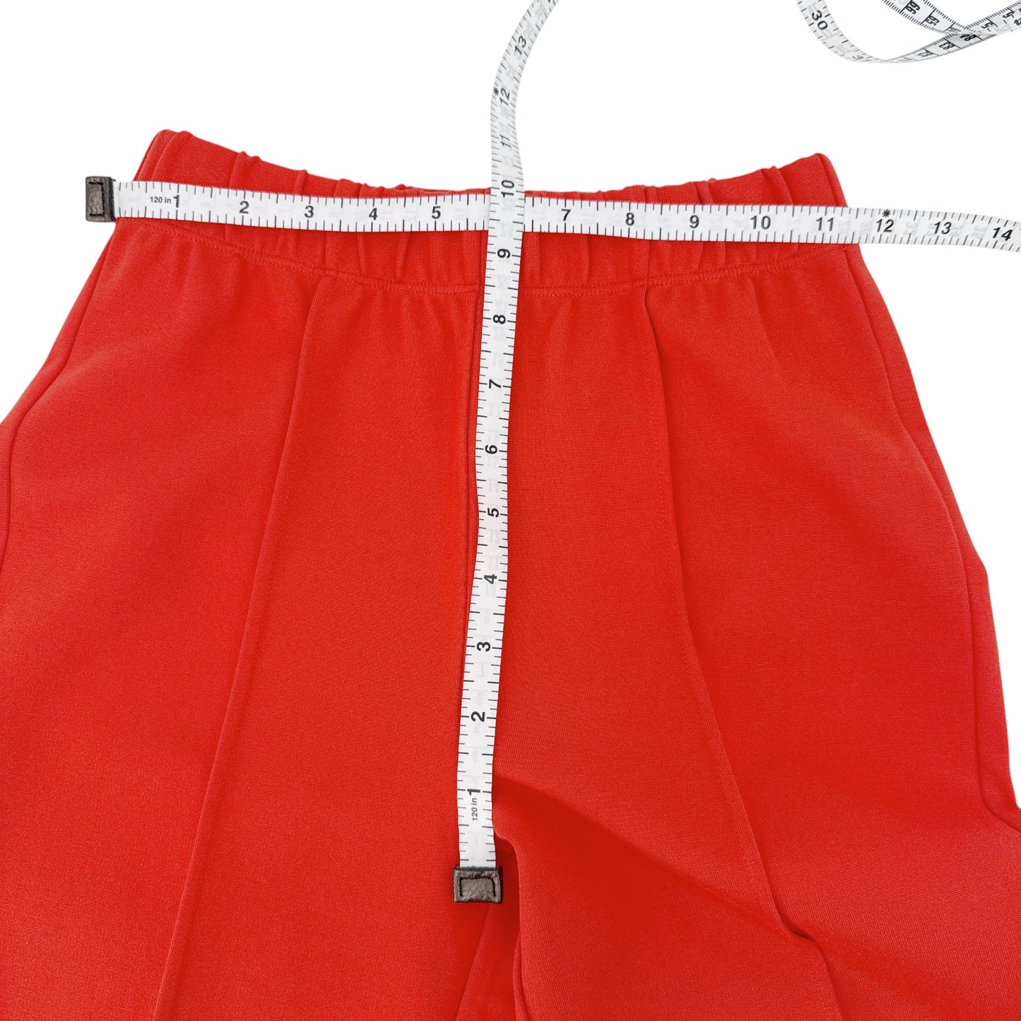 CLARE V. Le Flare Pants in Bright Poppy XS