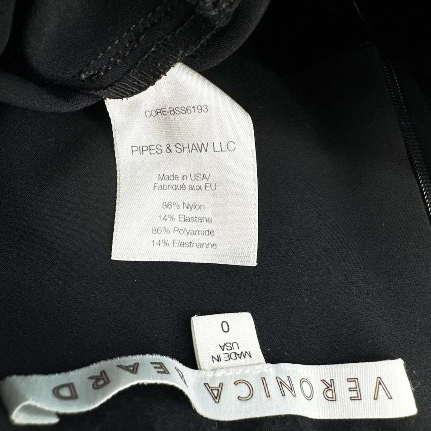 VERONICA BEARD Zip Back Scuba Pant | Black 0