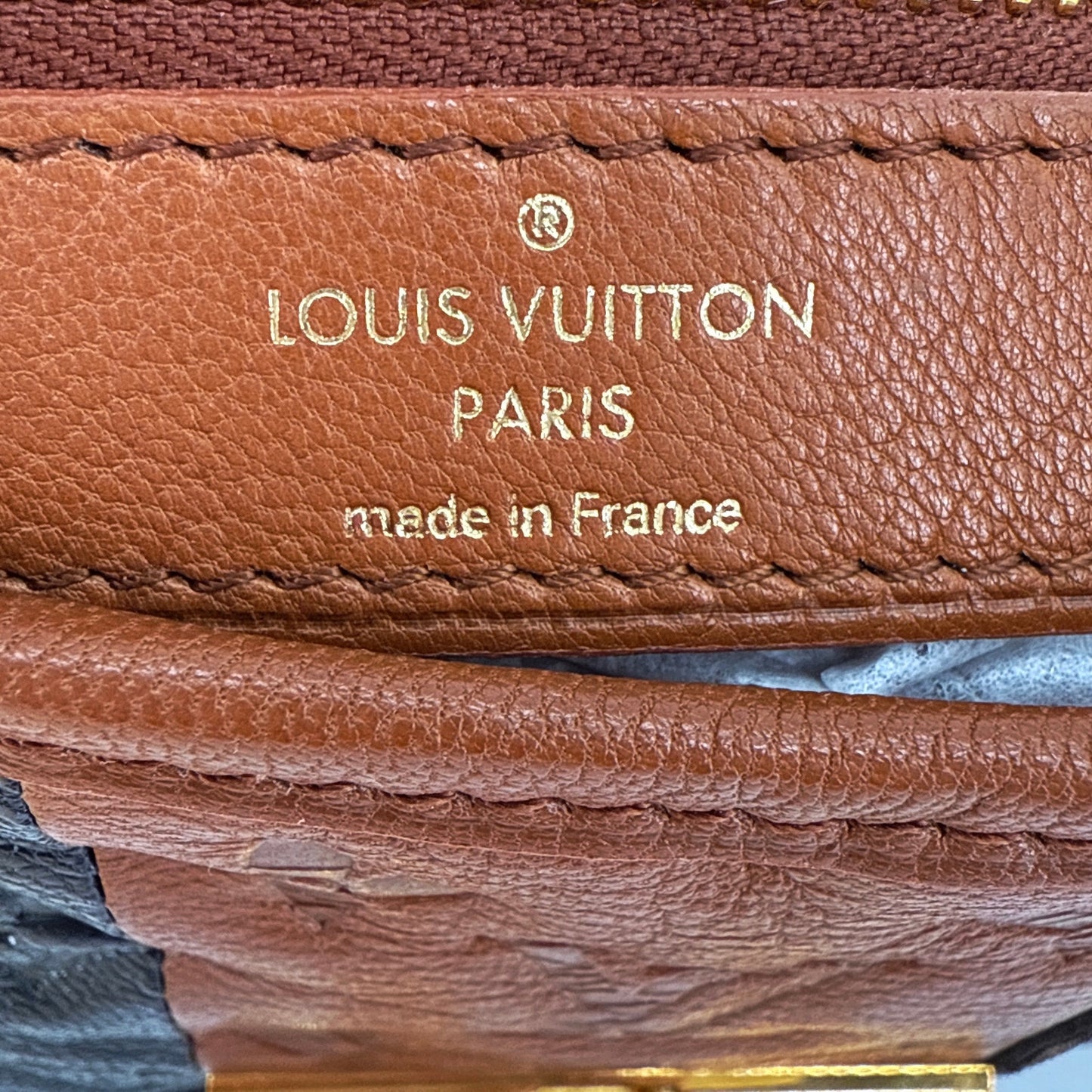 LOUIS VUITTON Limited Edition Monogram Blocks Pochette Plate Marine