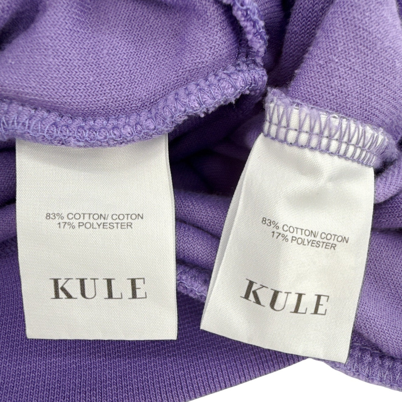 KULE The Terry Franny & Terry Venus Short Set in Grape XS