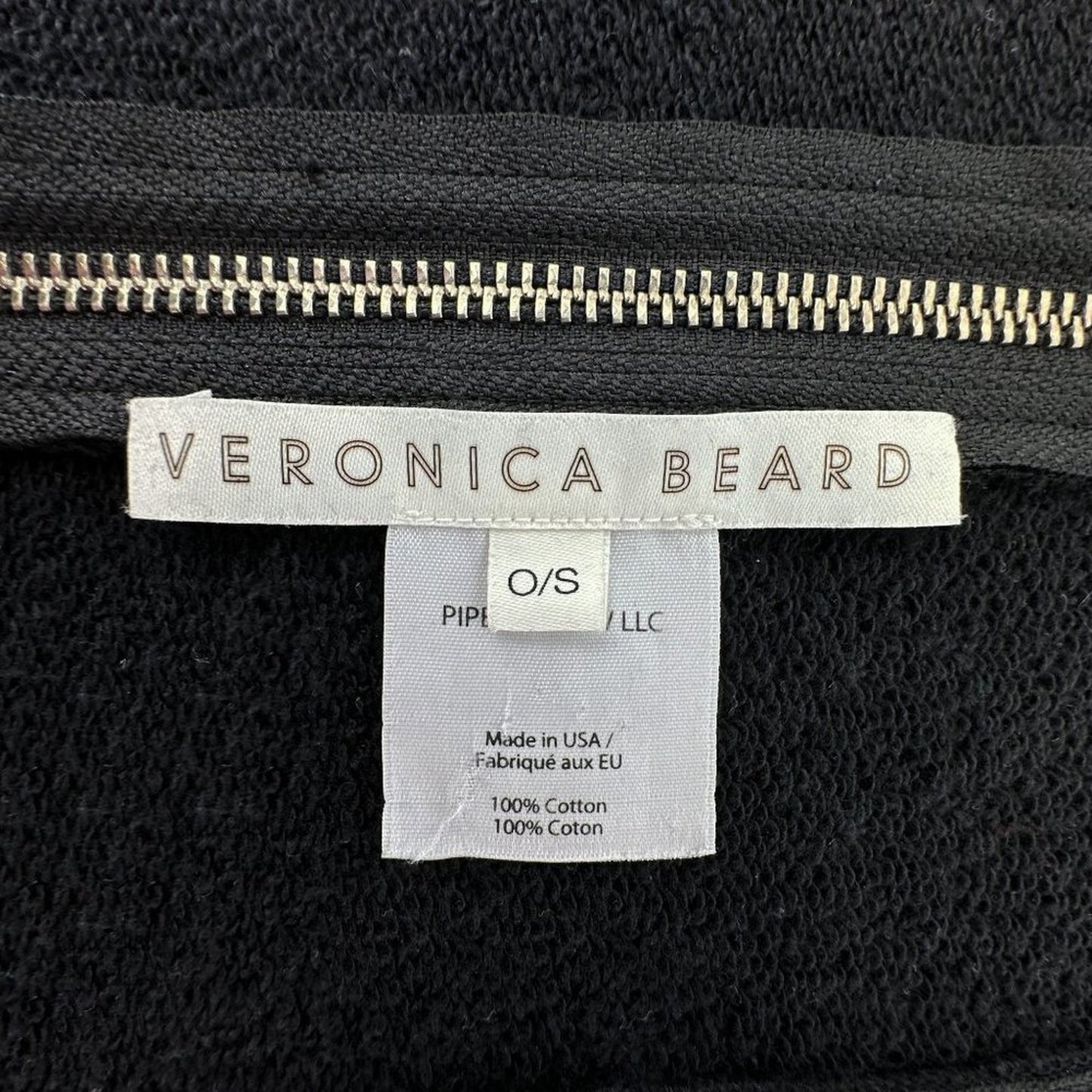 VERONICA BEARD Doni Hoodie Dickey & Cuffs in Black