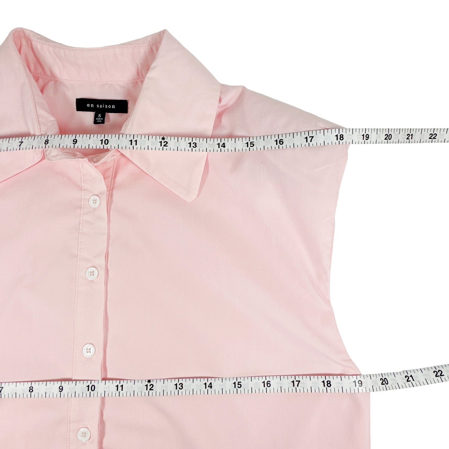 EN SAISON Boxy Blouse in Pink S