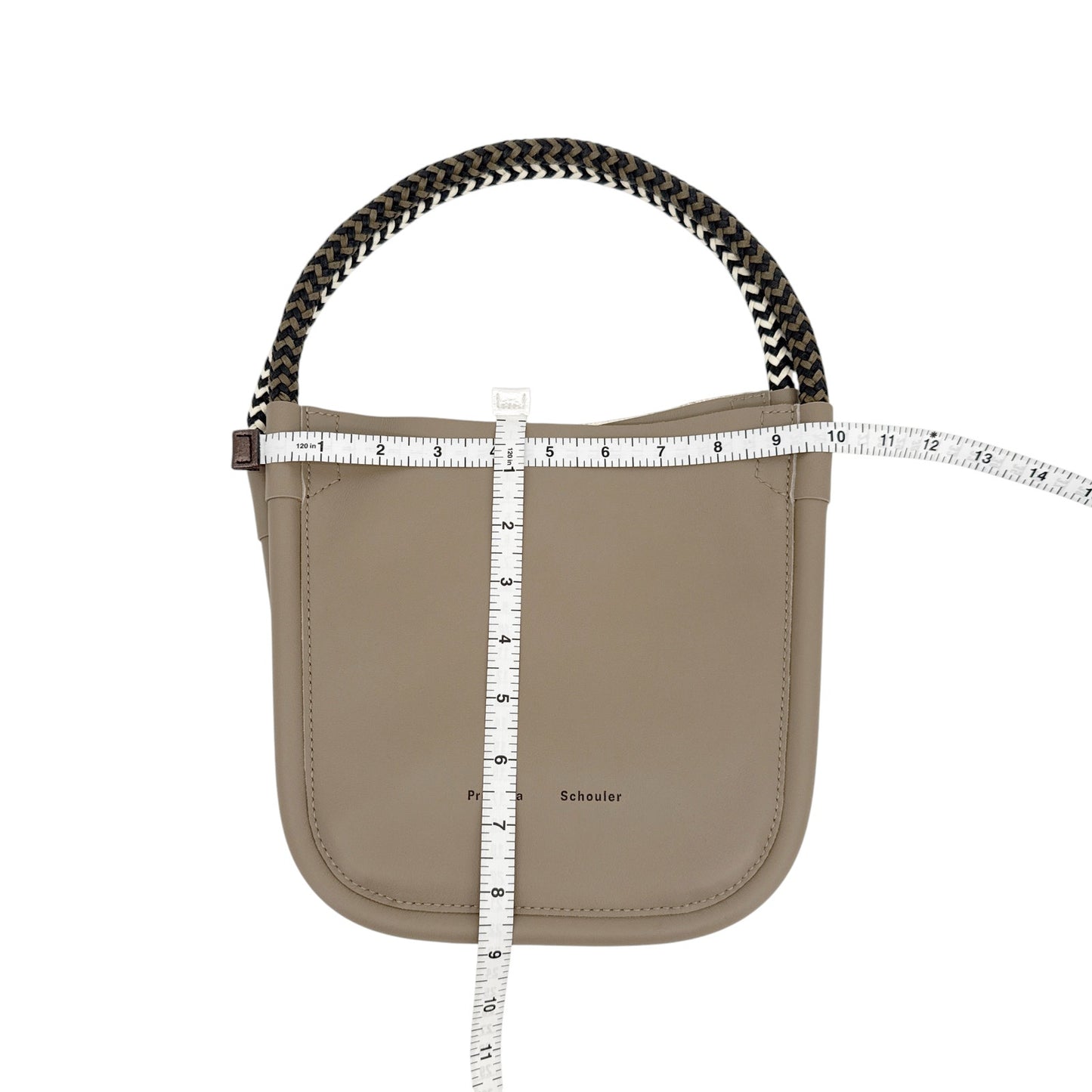 PROENZA SCHOULER Super Lux Rope Handle XS Tote in Light Taupe Gold