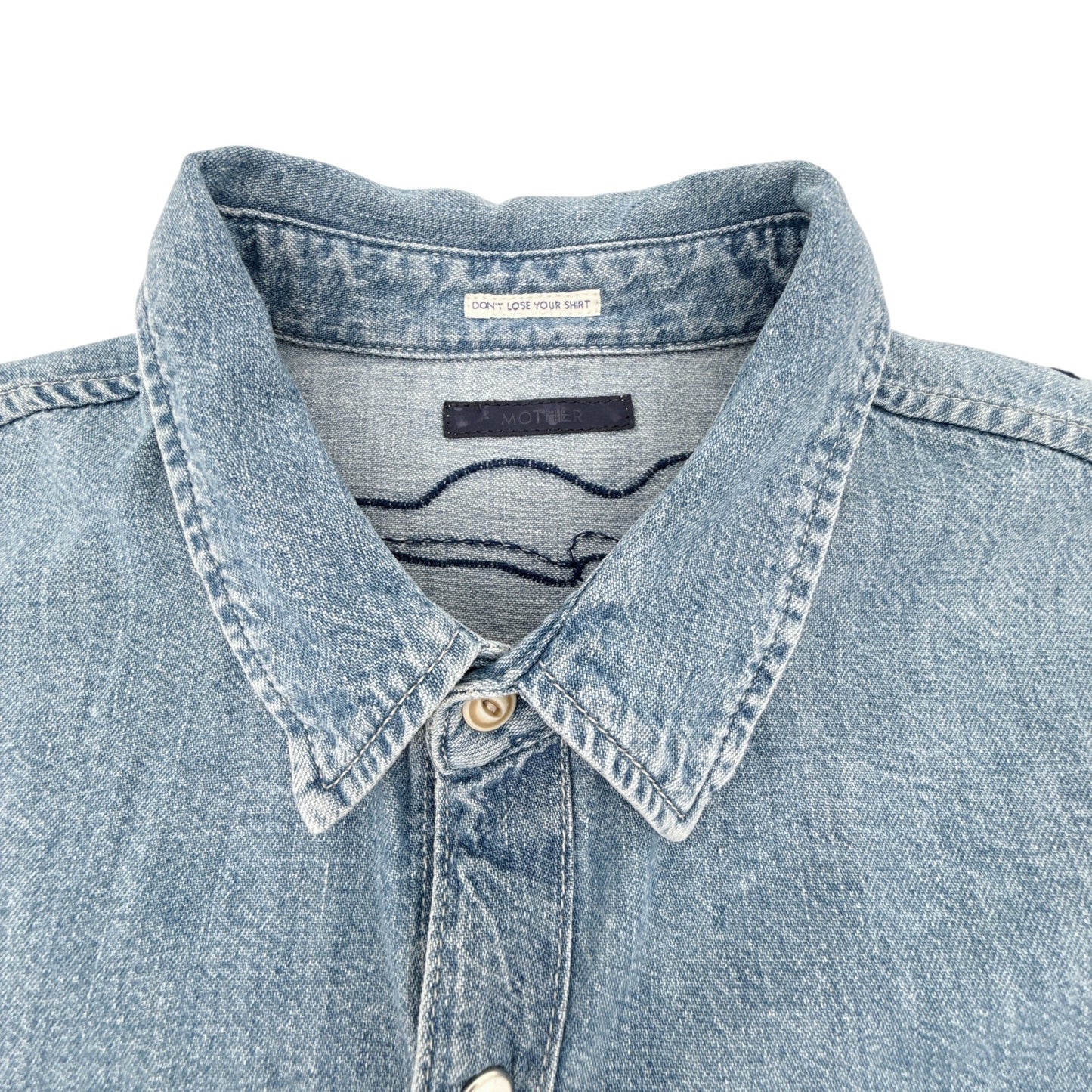 MOTHER The Honey Button-up Shirt in Take a Trip With Me M