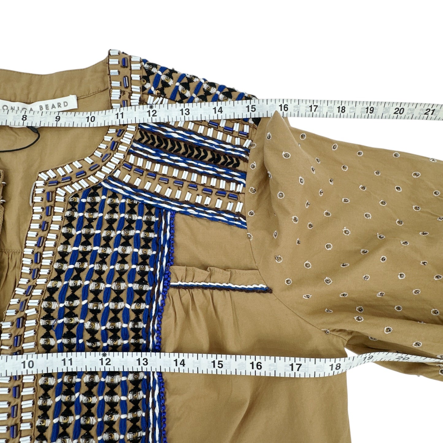 VERONICA BEARD Mckenzie Embellished Jacket S