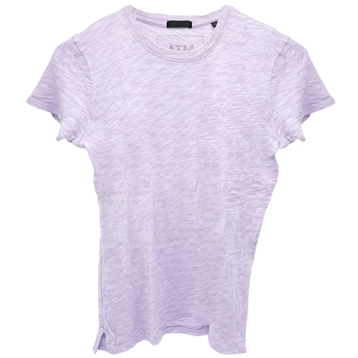ATM Anthony Thomas Melillo Slub Jersey Schoolboy Crew Neck Tee in Iris XS