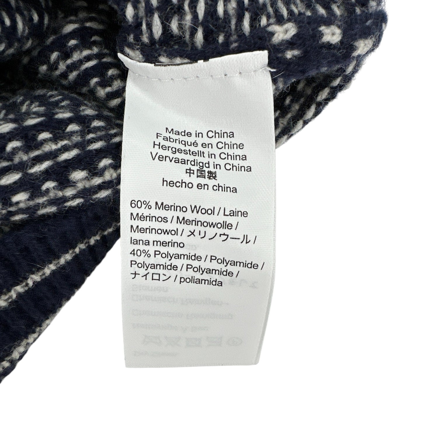 J.CREW Rugged Merino Wool Bird's-eye Sweater S