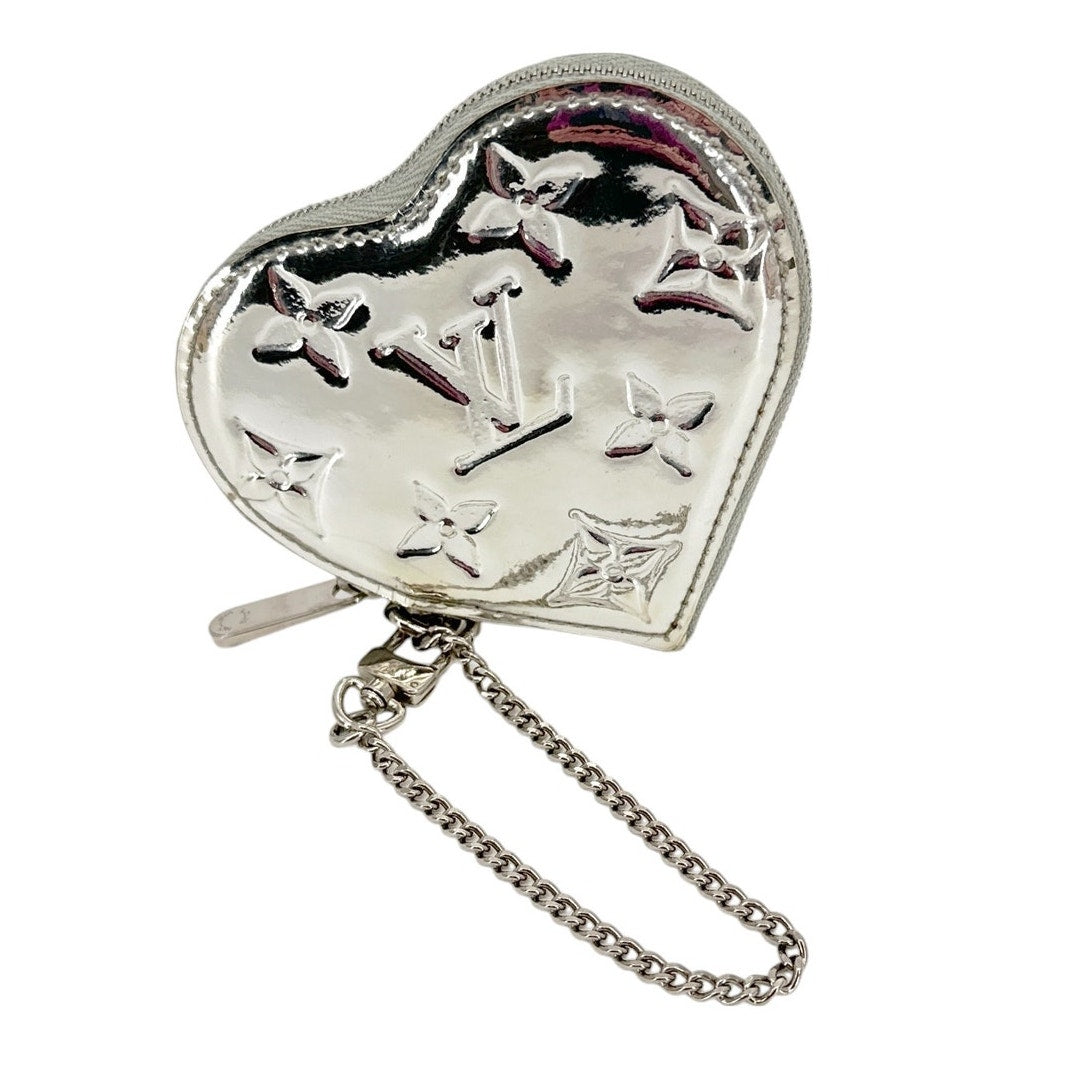 LOUIS VUITTON Heart Coin Purse Monogram Mirror