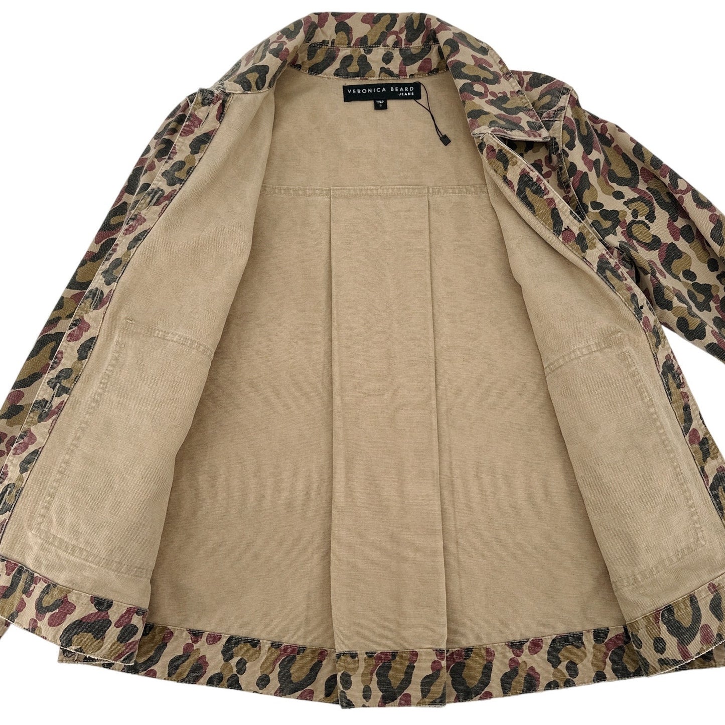 VERONICA BEARD Mercer Leopard Print Jacket | S