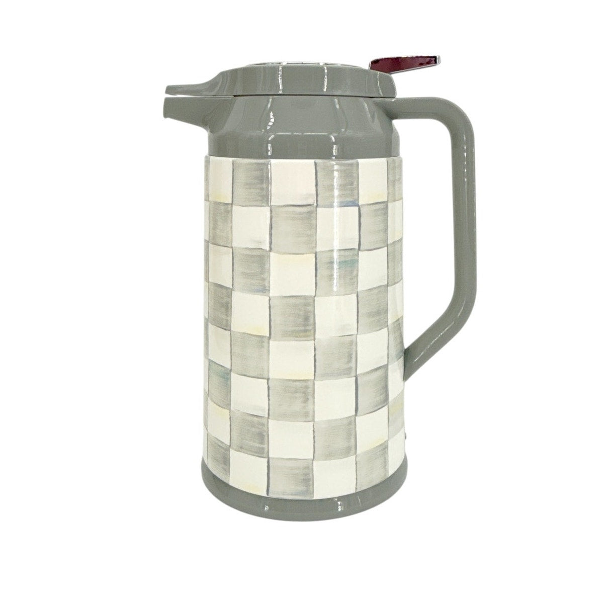 MACKENZIE-CHILDS Sterling Check Coffee Carafe in Sterling Check
