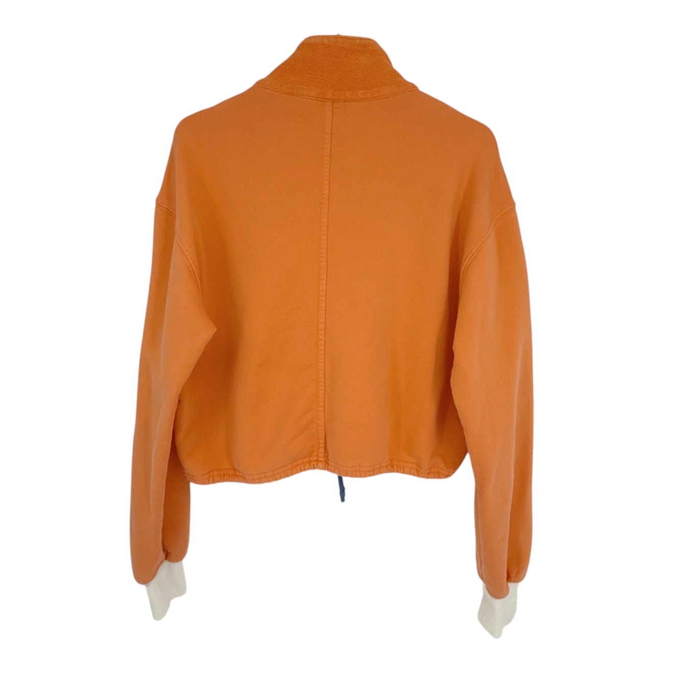 STAUD French Terry Zip Front Sweatshirt S