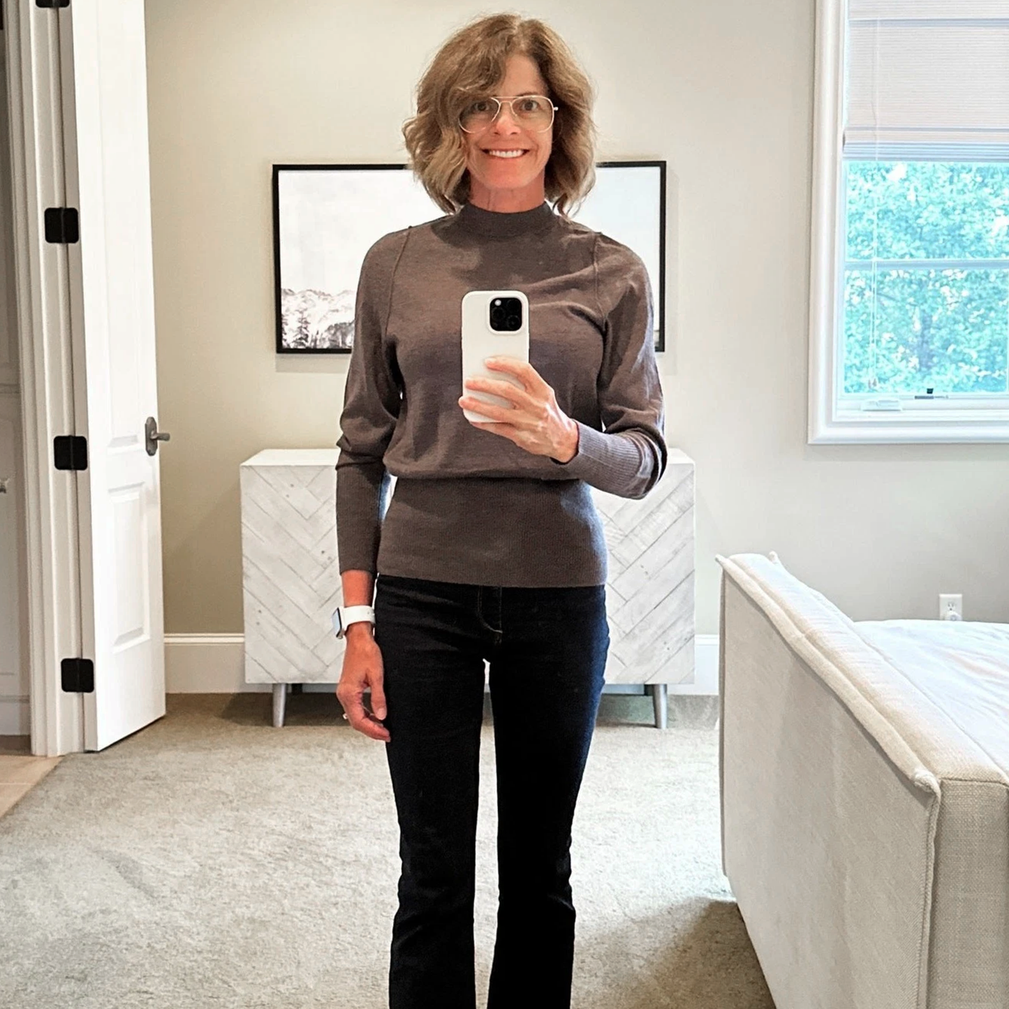 RAG & BONE Sydney Turtleneck in Charcoal S