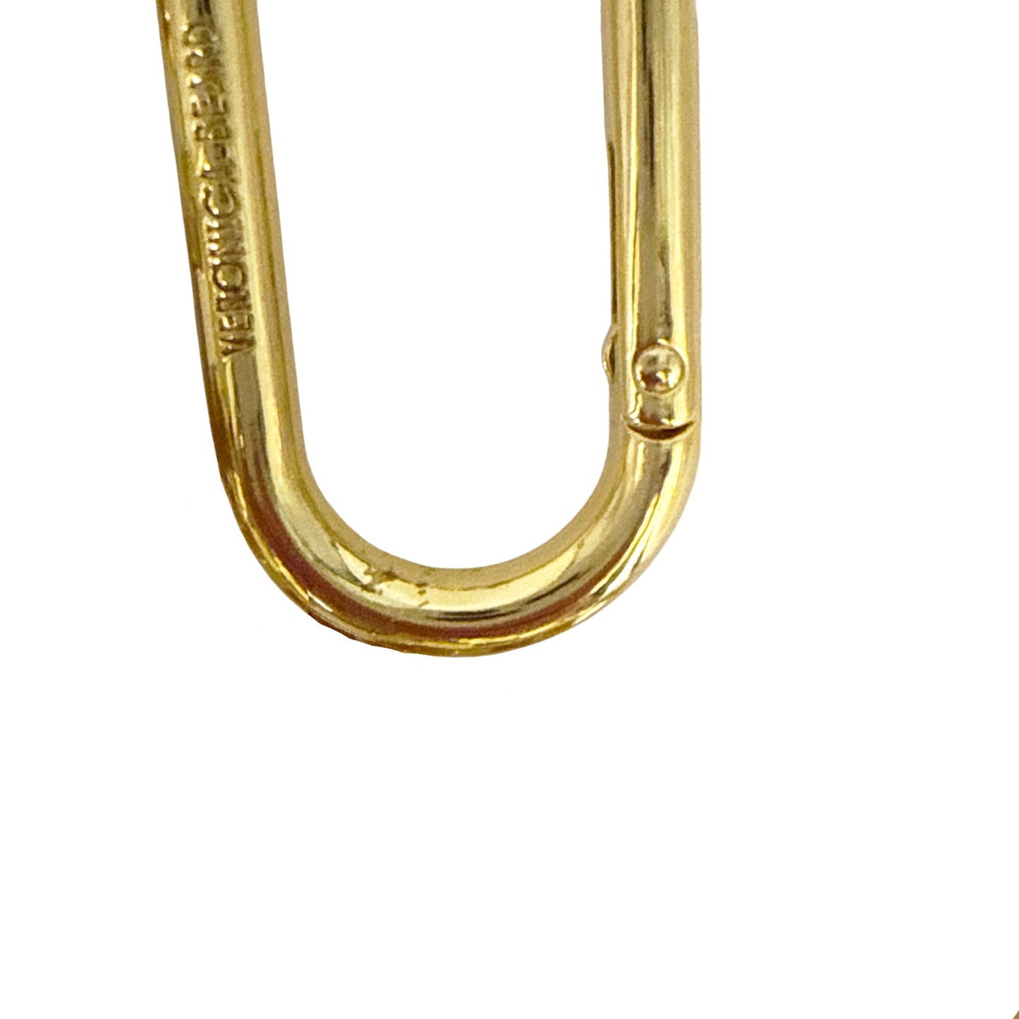 VERONICA BEARD Swag Edge Chain Bag Charm in Gold