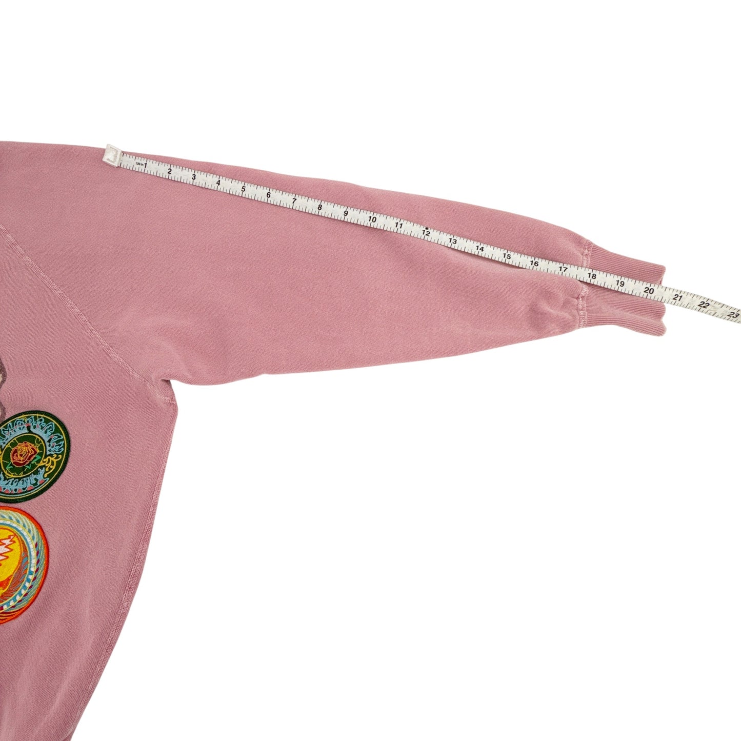 MADEWORN Grateful Dead Shrunken Sweatshirt in Petal M