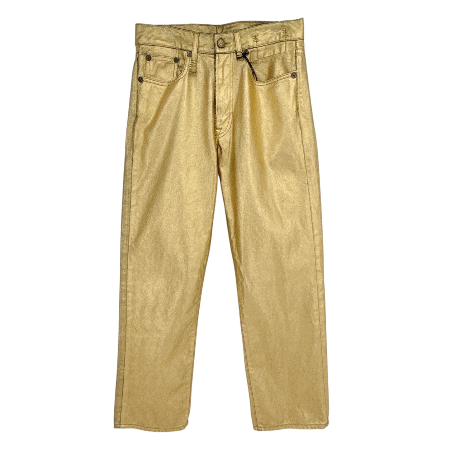 R13 Boyfriend Jean in Gold Indigo 24