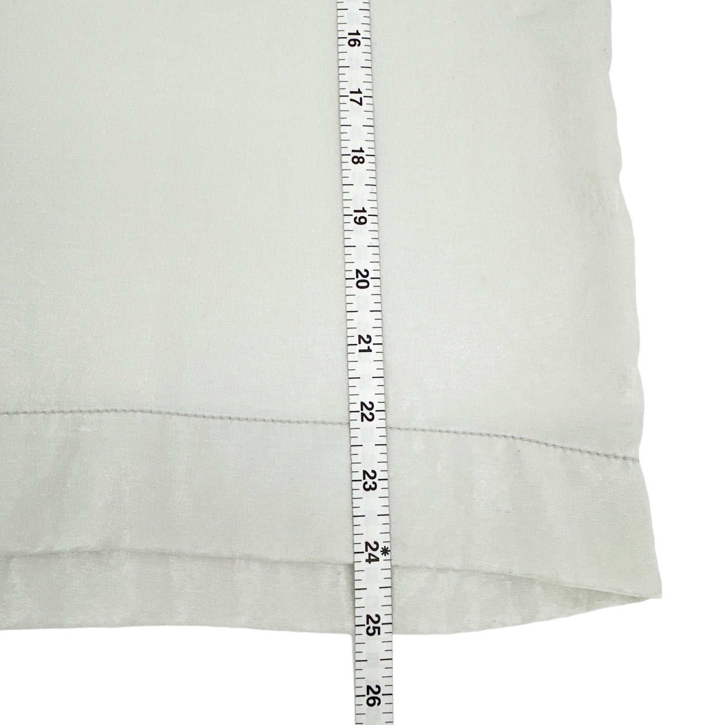 DIANE von FURSTENBERG DVF Emilia Crushed Metallic Tank in Silver S