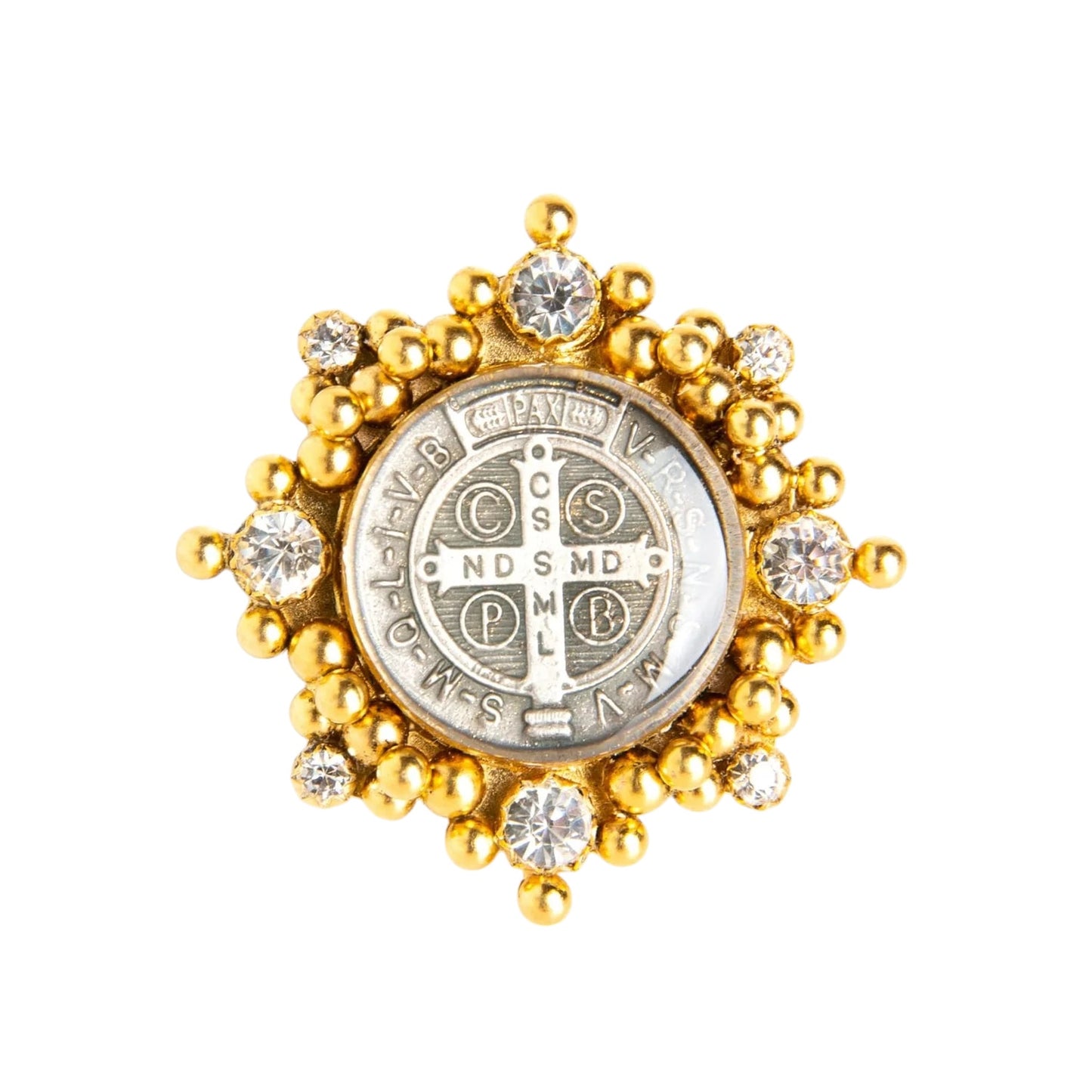 VIRGINS SAINTS & ANGELS VSA Cloister San Benito Ring Gold Size 7