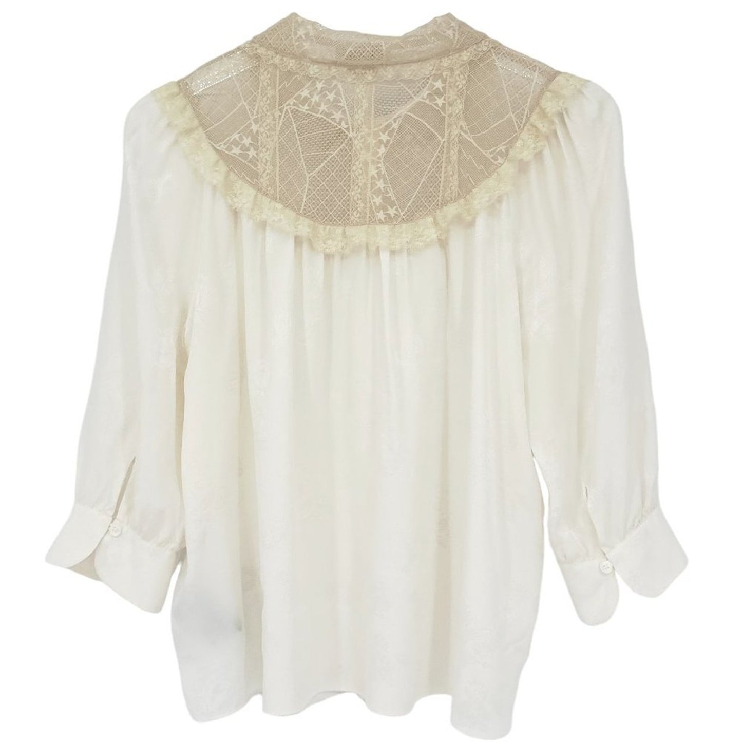ZADIG & VOLTAIRE Courtney Silk Paisley Jacquard Blouse XS