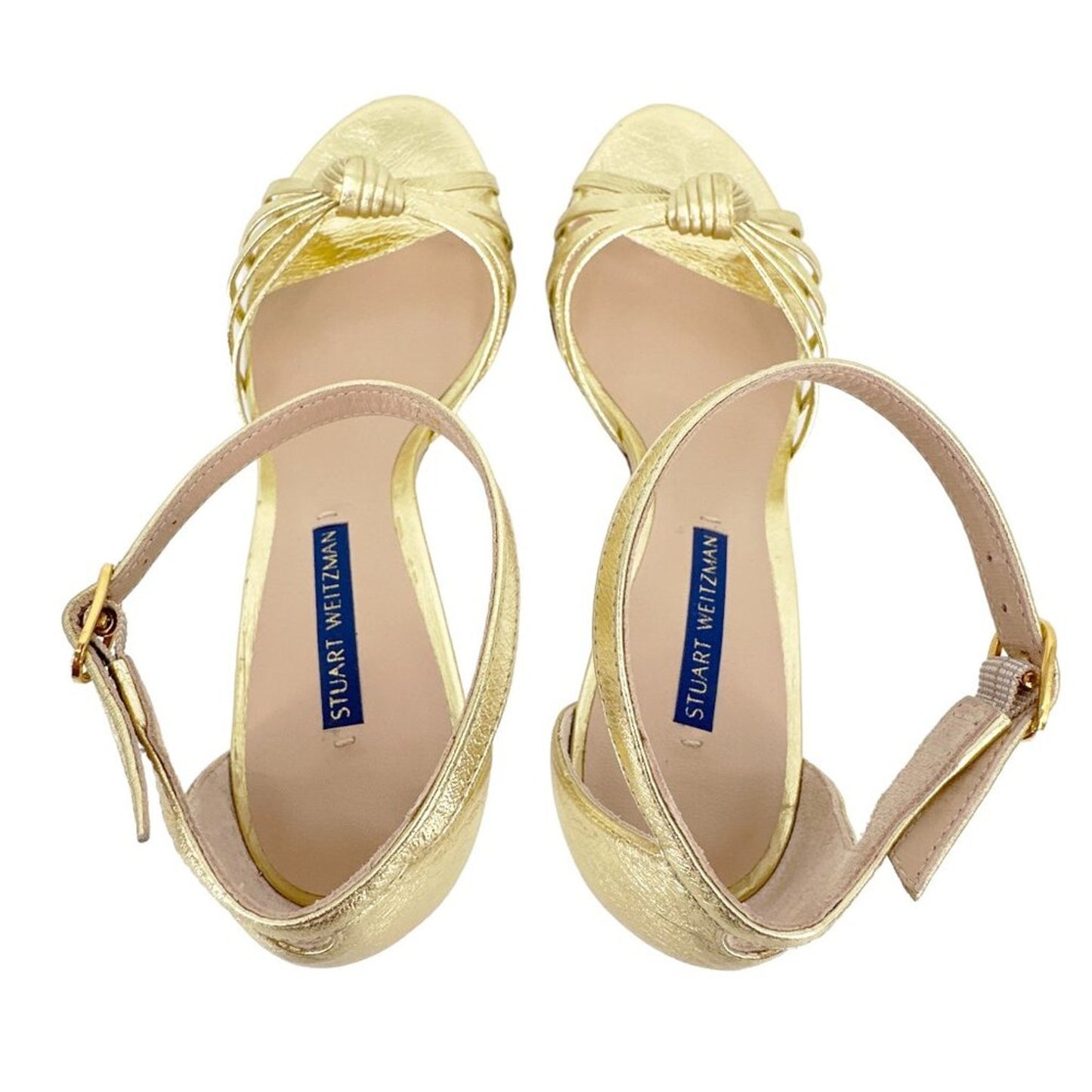 STUART WEITZMAN Sena 75 Metallic Gold 6.5