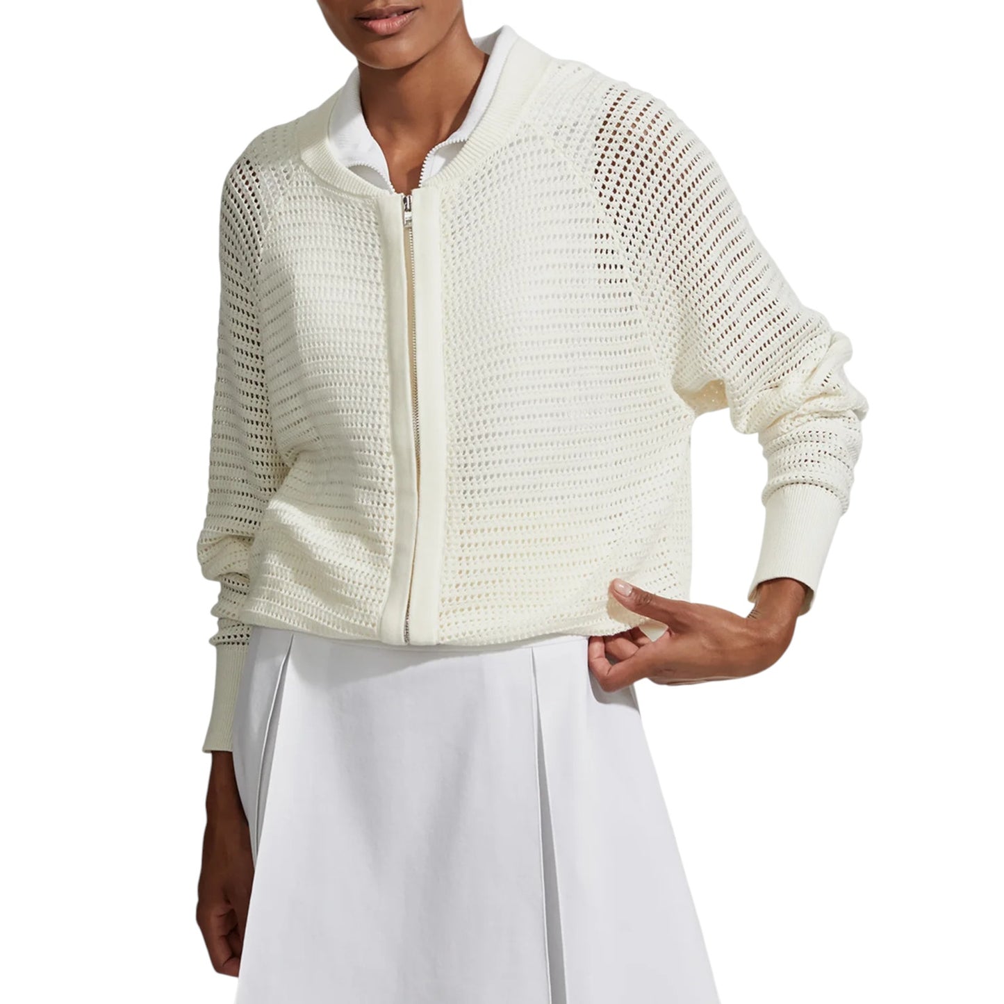 VARLEY Cameron Knit in Egret XS
