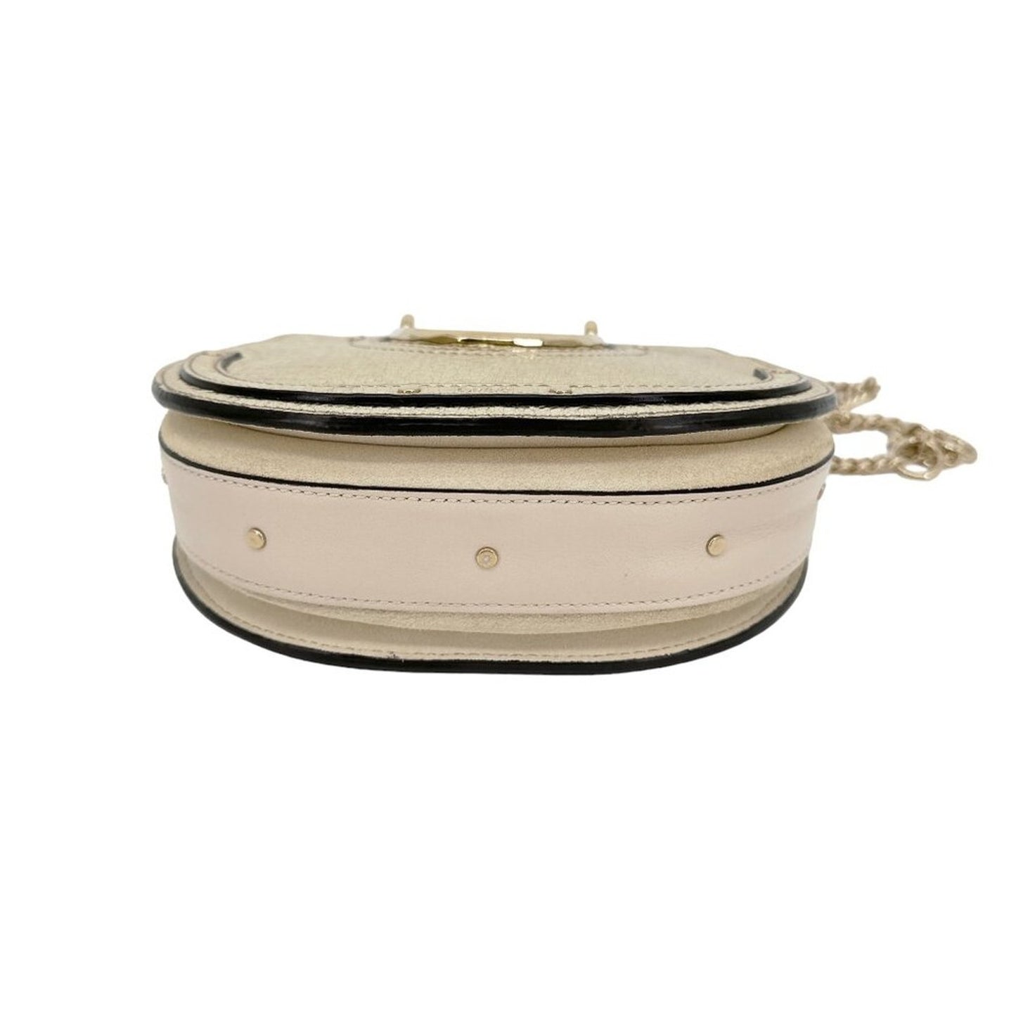 CHLOE Pixie Mini Belt Convertible Bag Metallic