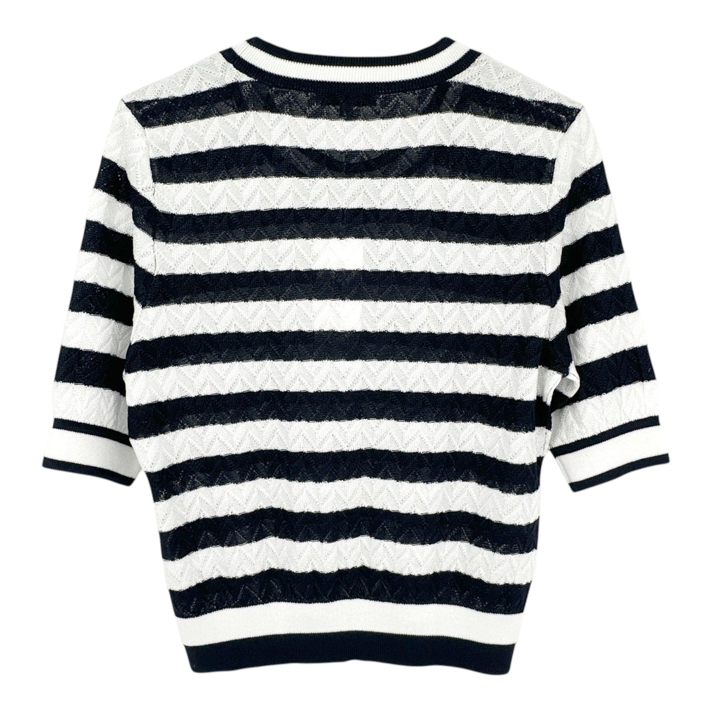 VERONICA BEARD Lisbeth Knit Top L