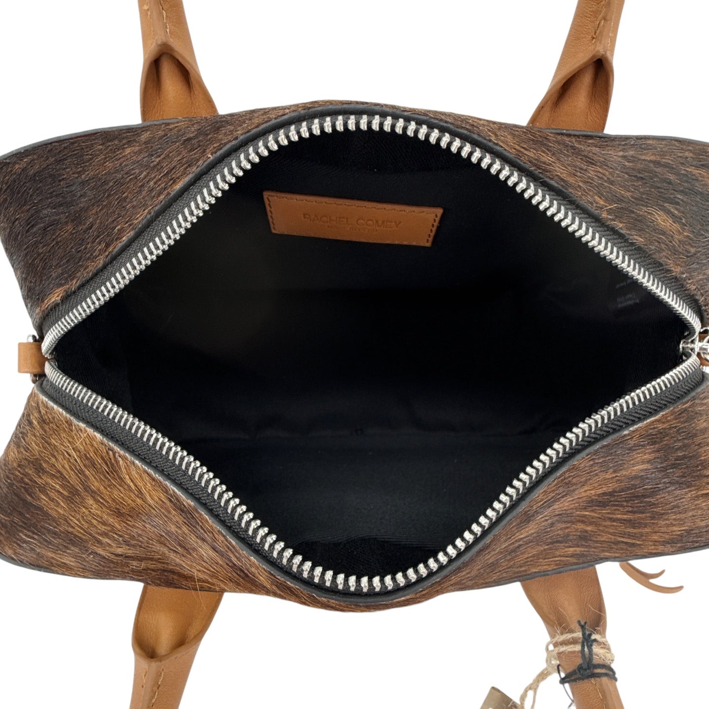 RACHEL COMEY Brynd Small Box Bag in Umber Calf Hair