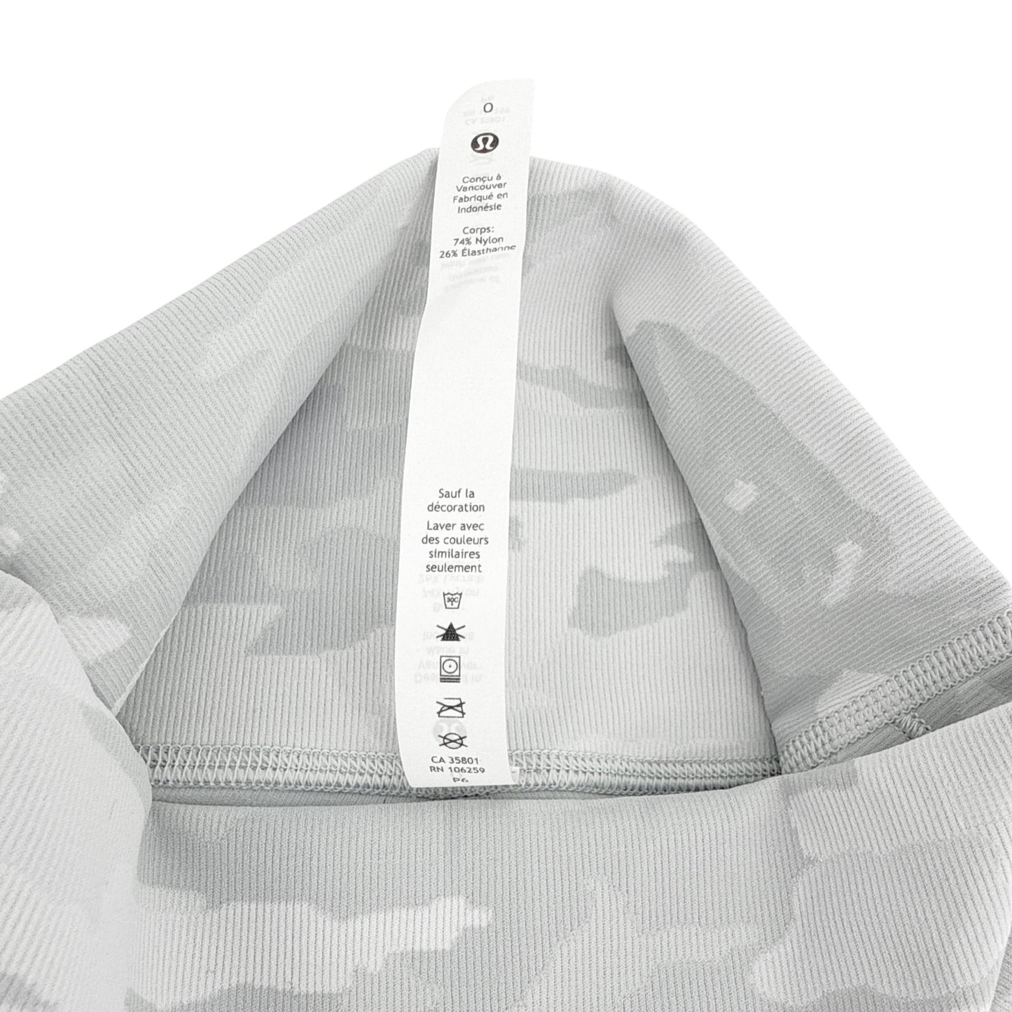 LULULEMON Wunder Under High Rise Short 10" Incognito Camo 0