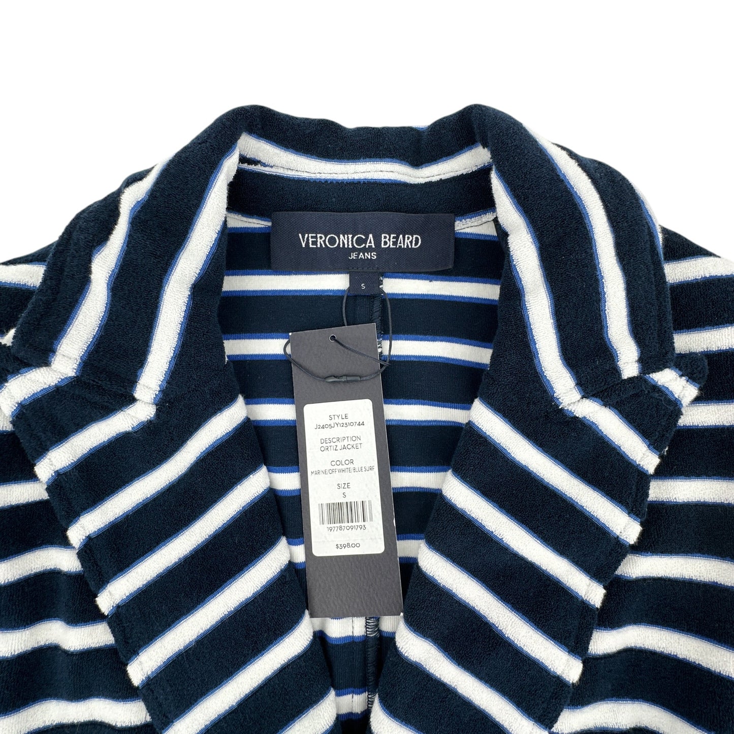 VERONICA BEARD Ortiz Terrycloth Jacket S