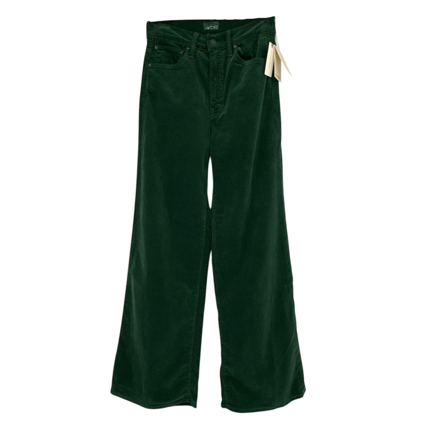 MOTHER The Ditcher Roller Zip Sneak Cord in Dark Green 24