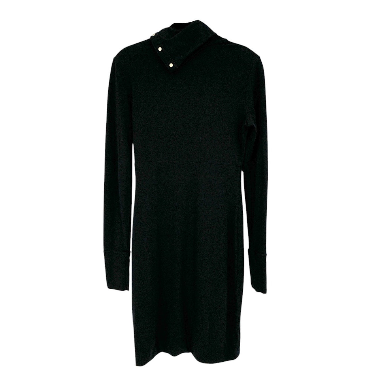 DIANE Von FURSTENBERG DVF Turtle Cotton Knit Sheath Dress S
