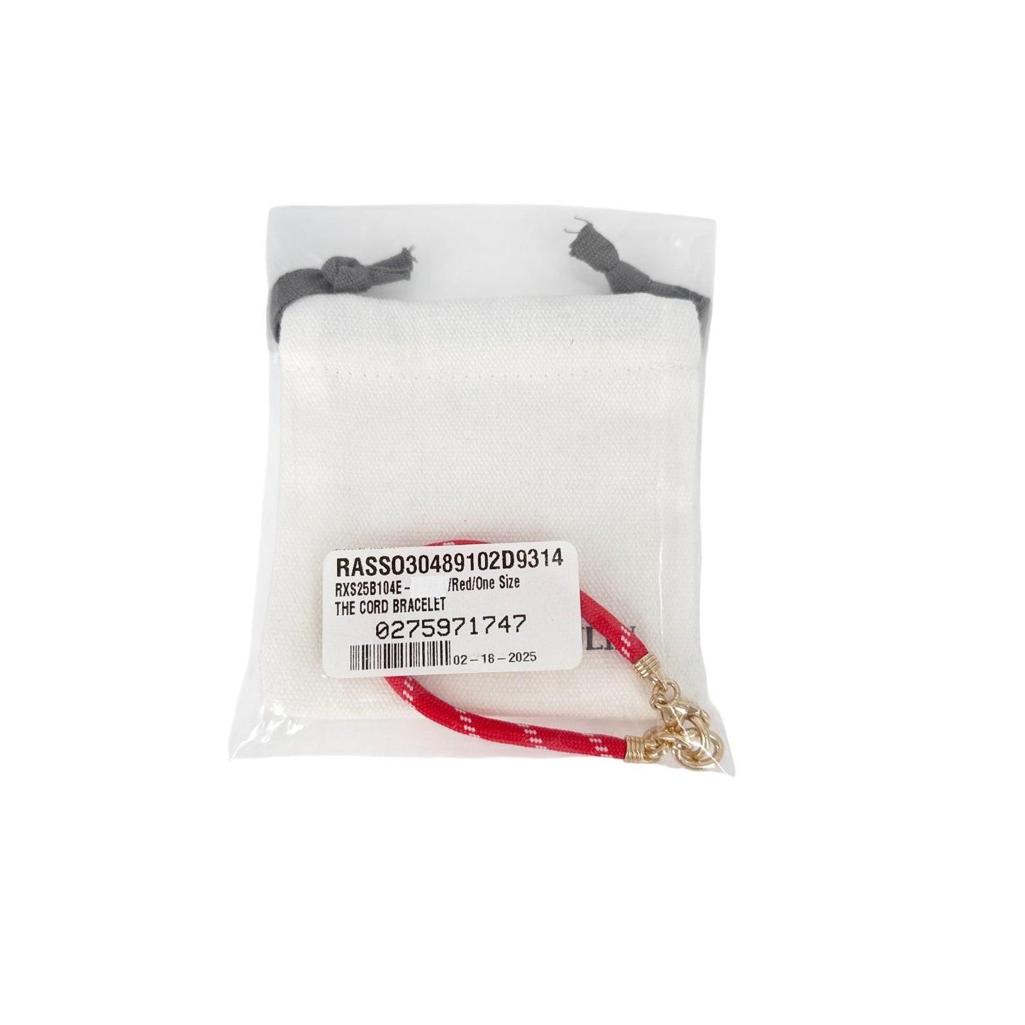 ROXANNE ASSOULIN The Cord Charm Bracelet in Red