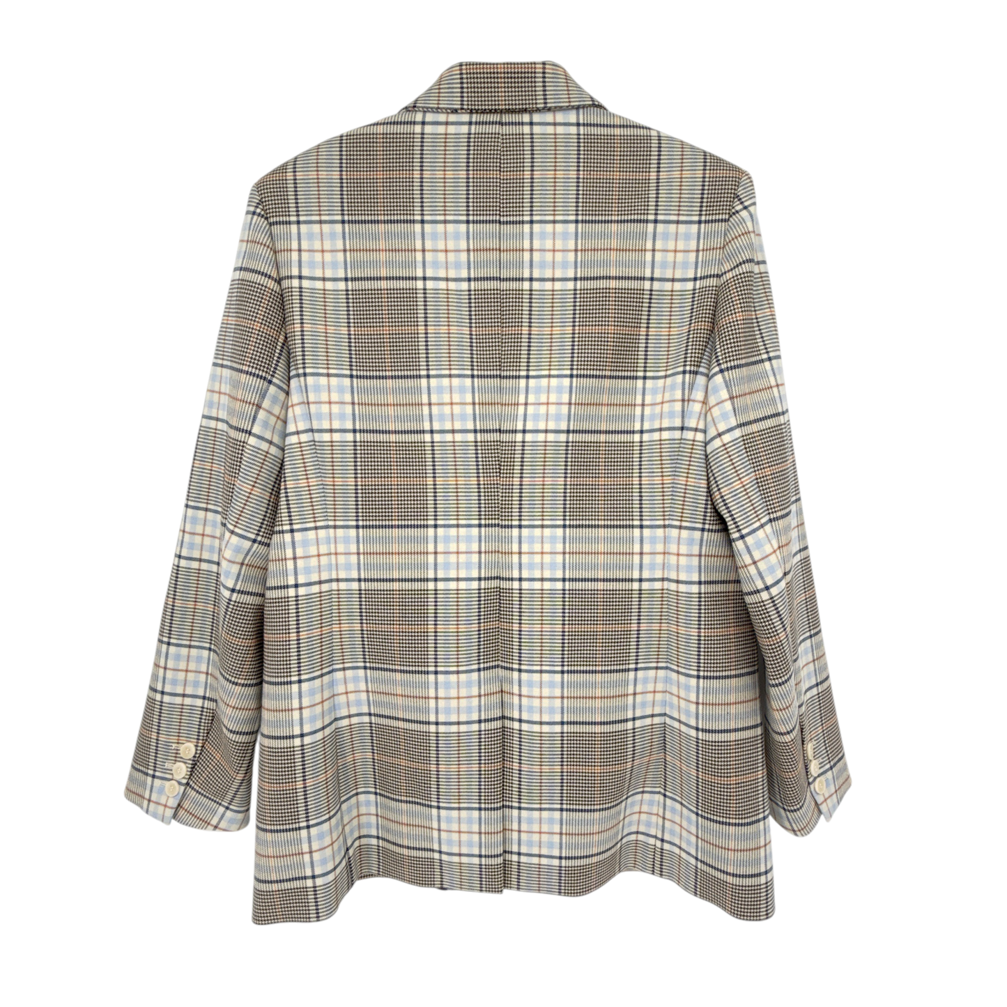 MAJE Vika Plaid Button Blazer FR|EU 42|XL