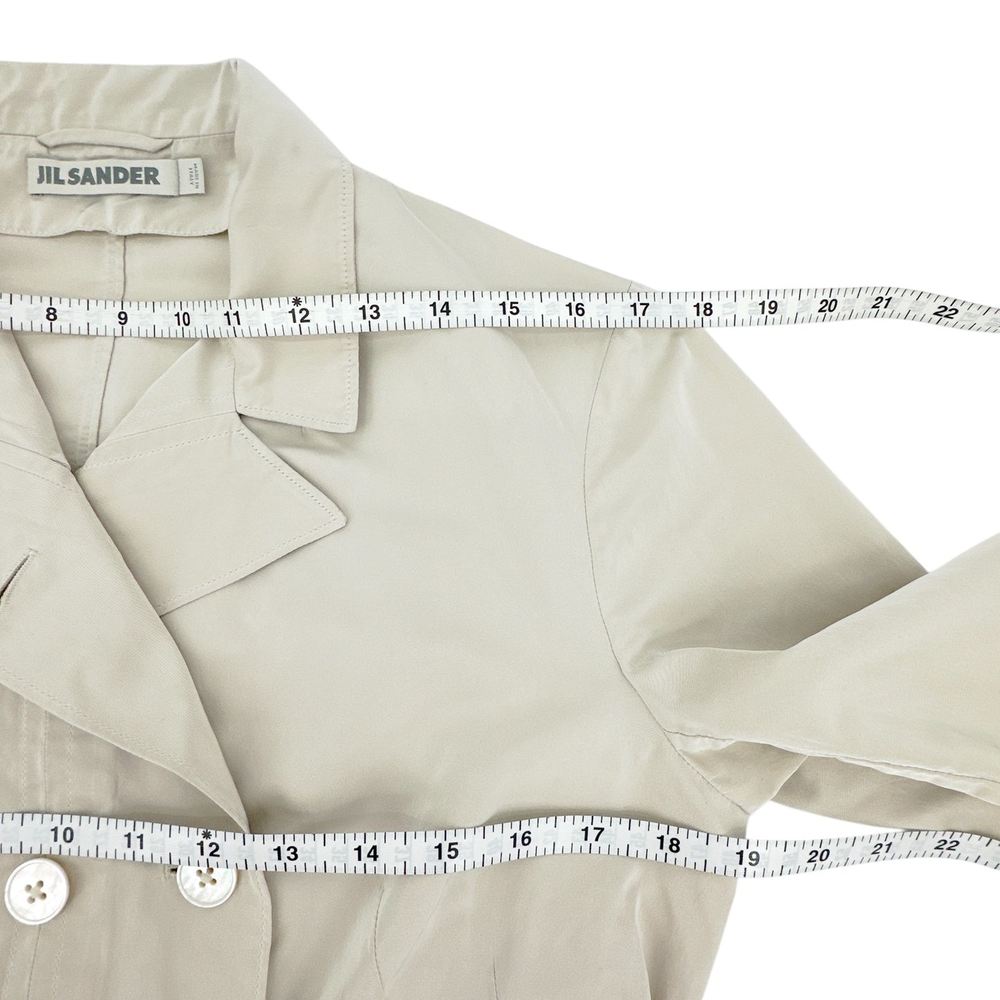 JIL SANDER Silk Blend Blouson Jacket EU40