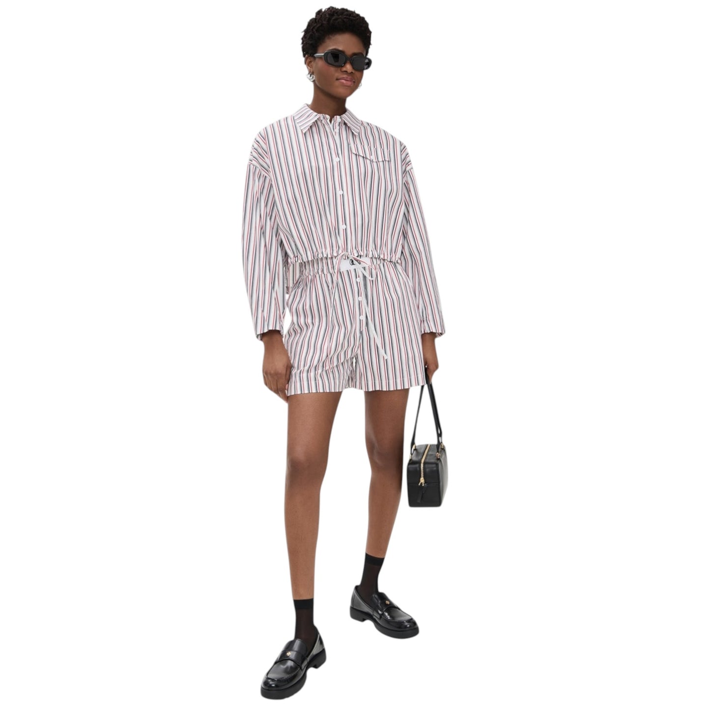 BAUM UND PFERDGARTEN Natie Shorts Haute Red Stripe FR34|US2|XS