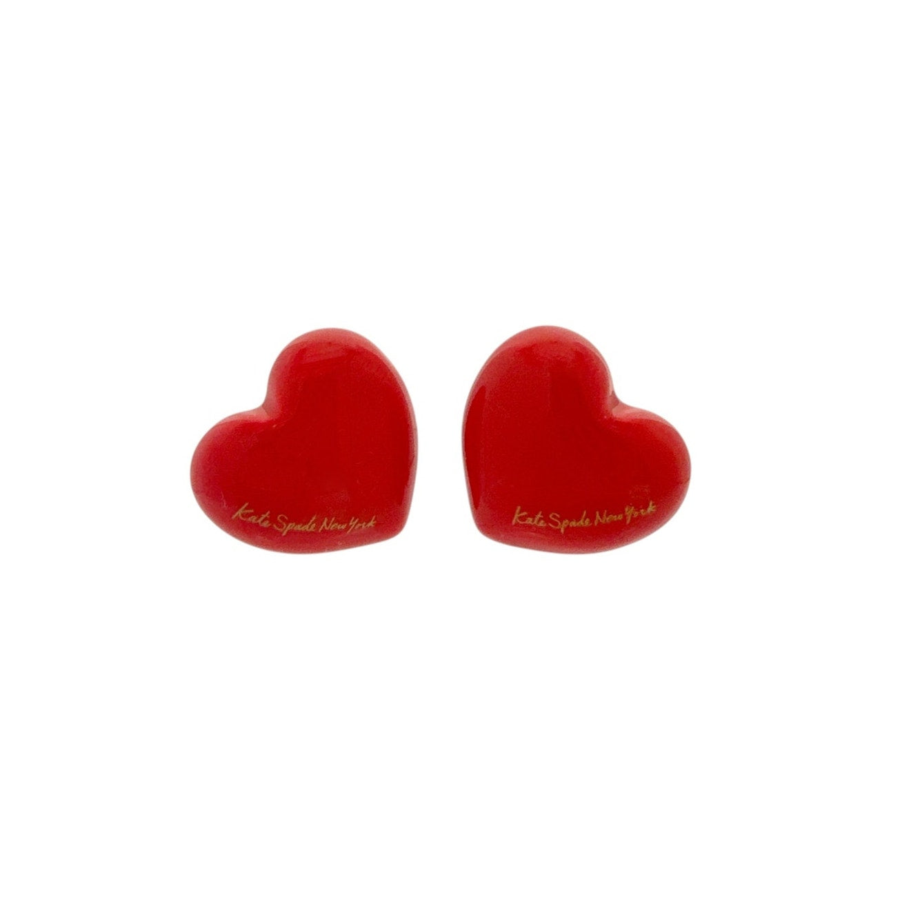 KATE SPADE New York Heart You Statement Studs in Red