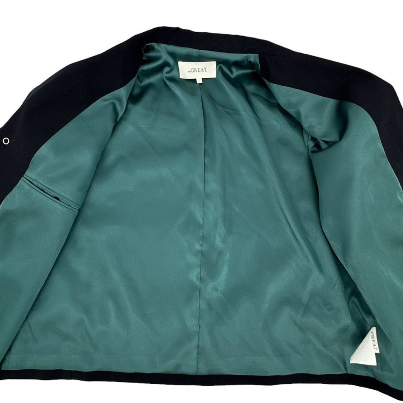 The GREAT. The Western Suiting Jacket. in Navy 1 | S
