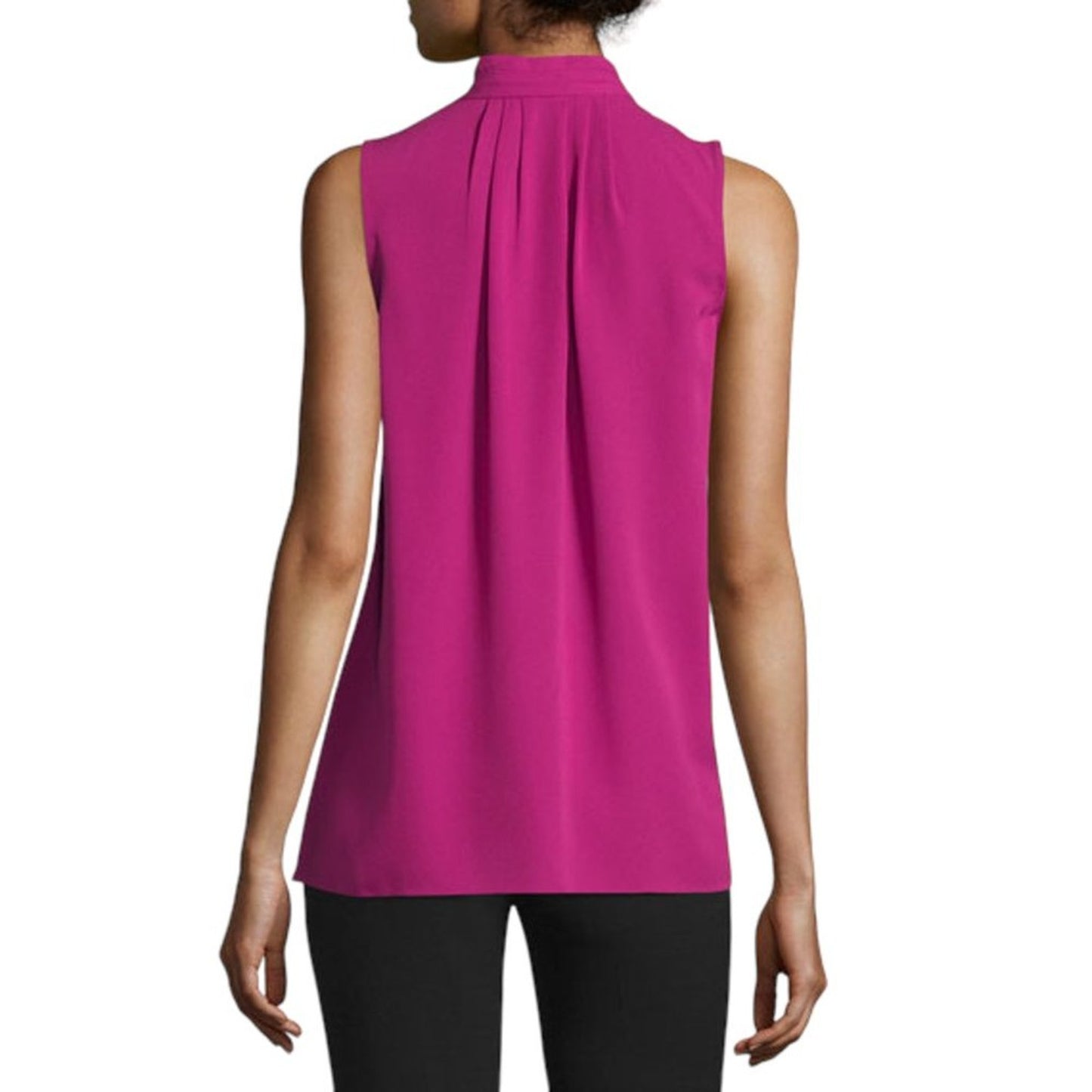 DEREK LAM Sleeveless Tie-Neck Blouse IT36