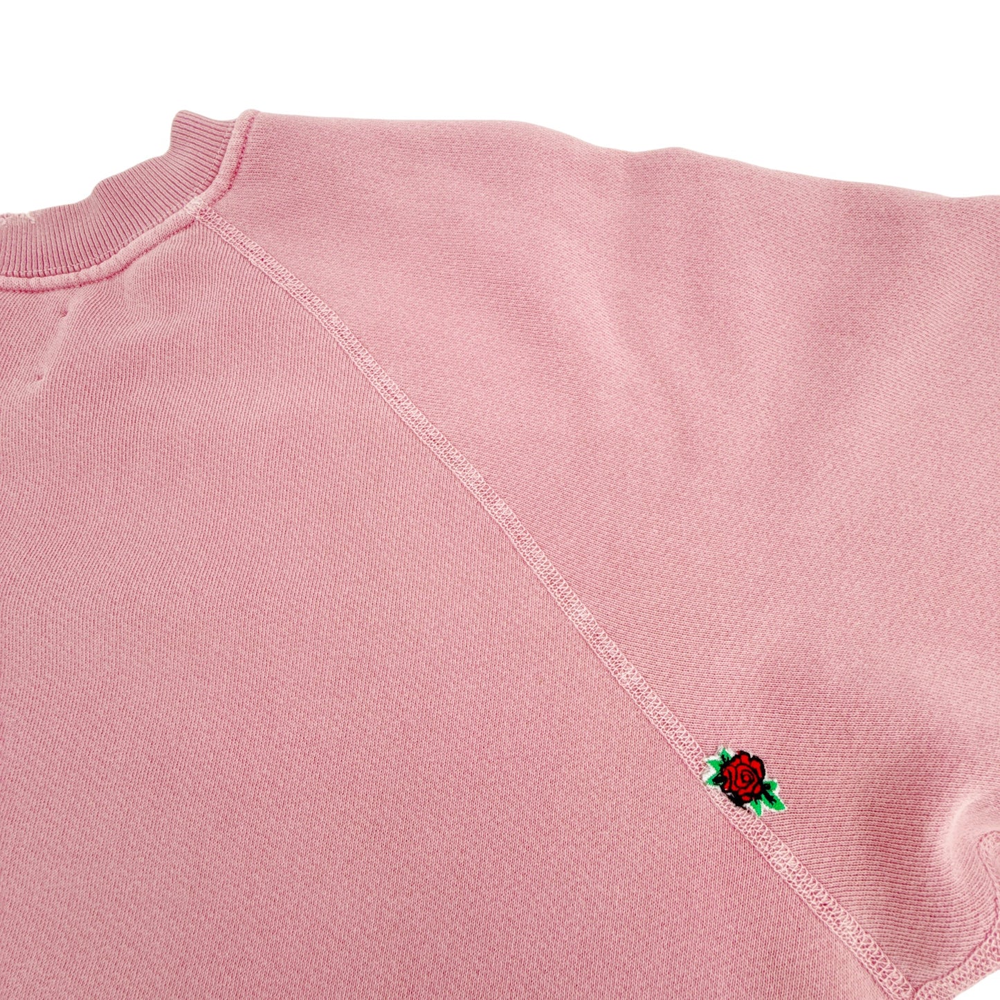 MADEWORN Grateful Dead Shrunken Sweatshirt in Petal M