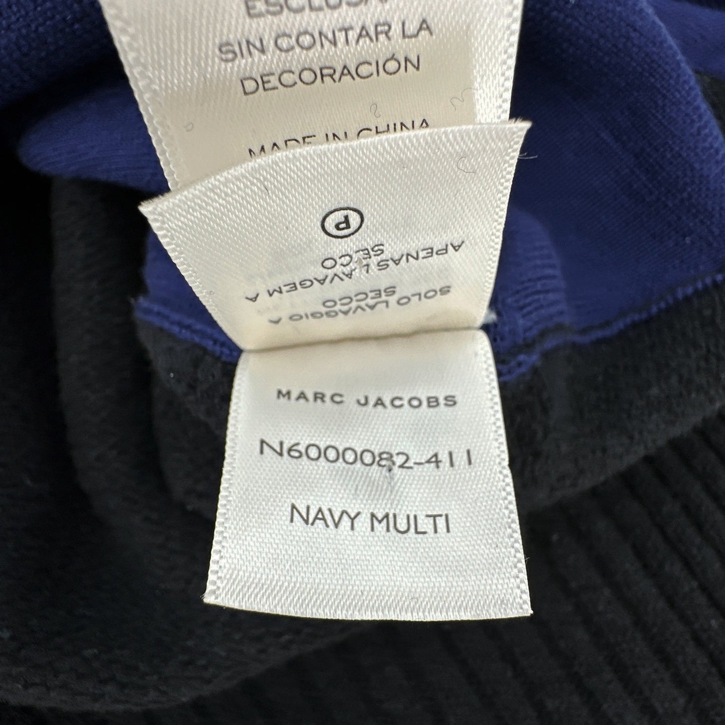 MARC JACOBS The DIY Wool Sweater in Navy S