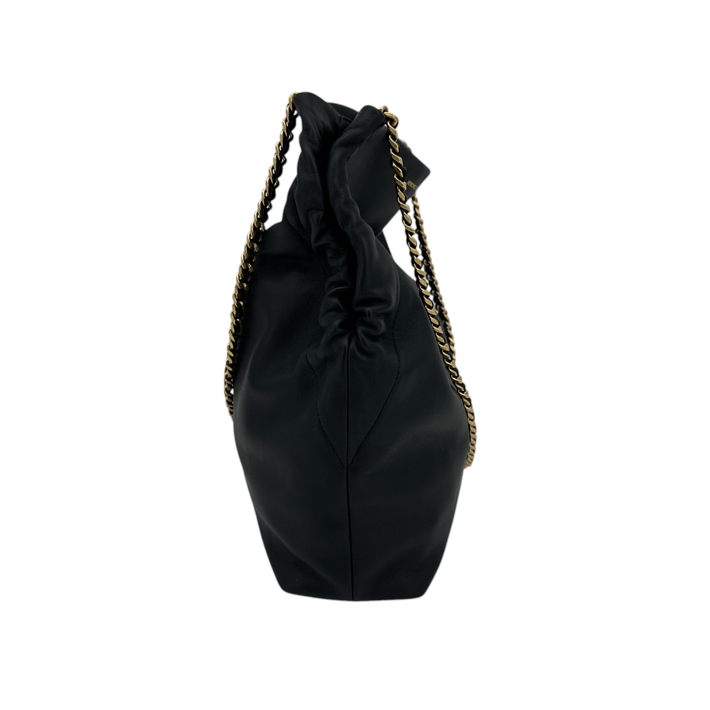 VERONICA BEARD Leather Slouch Bag || Black