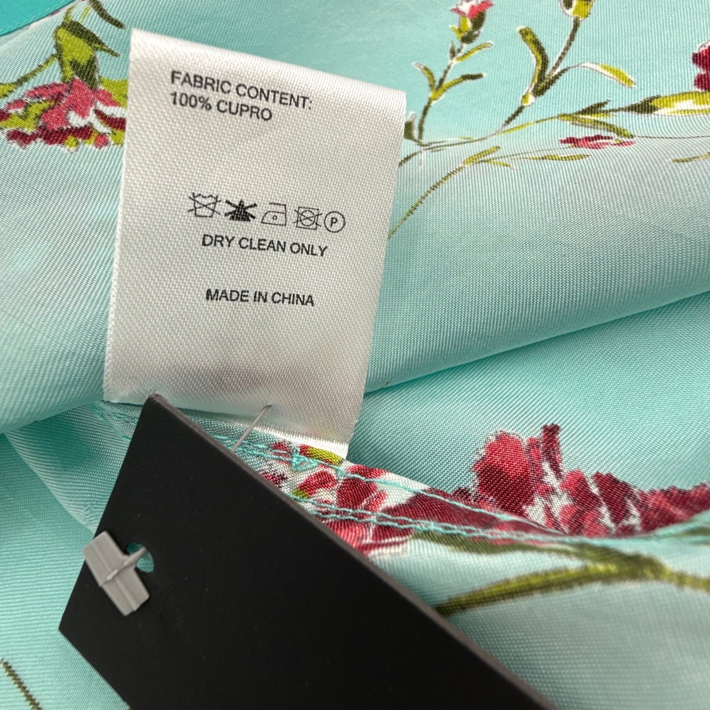 R13 Cowboy Dress in Light Blue Floral M