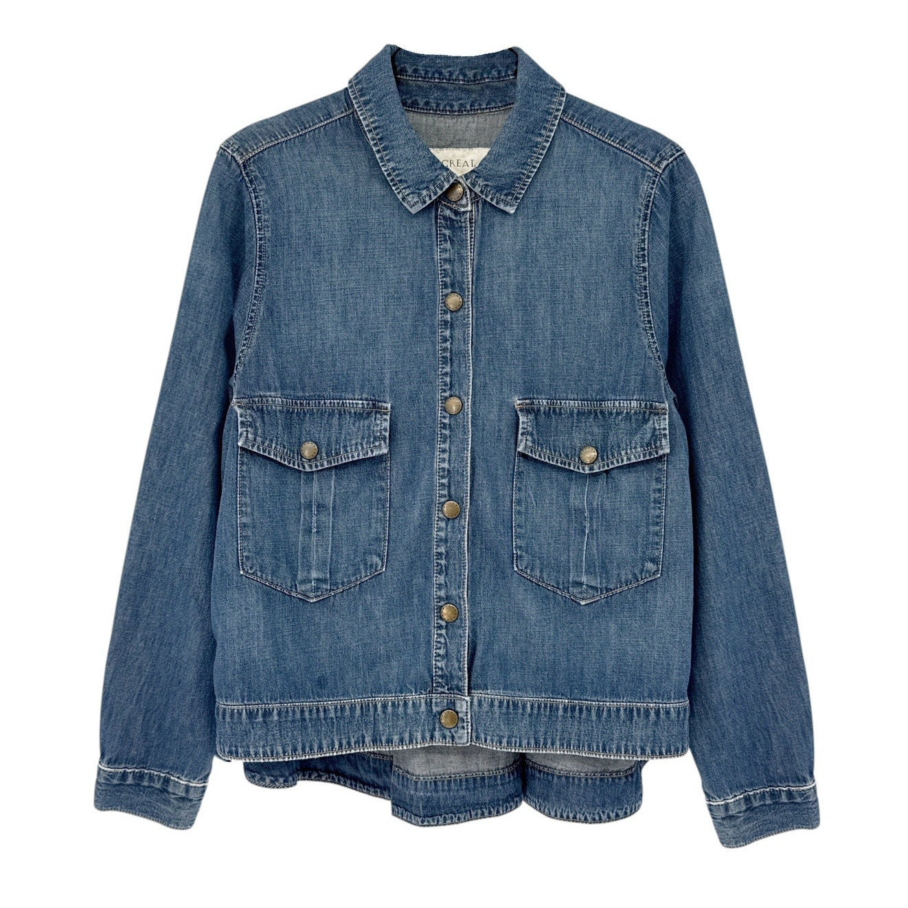 THE GREAT. The Swingy Jean Jacket 1|S