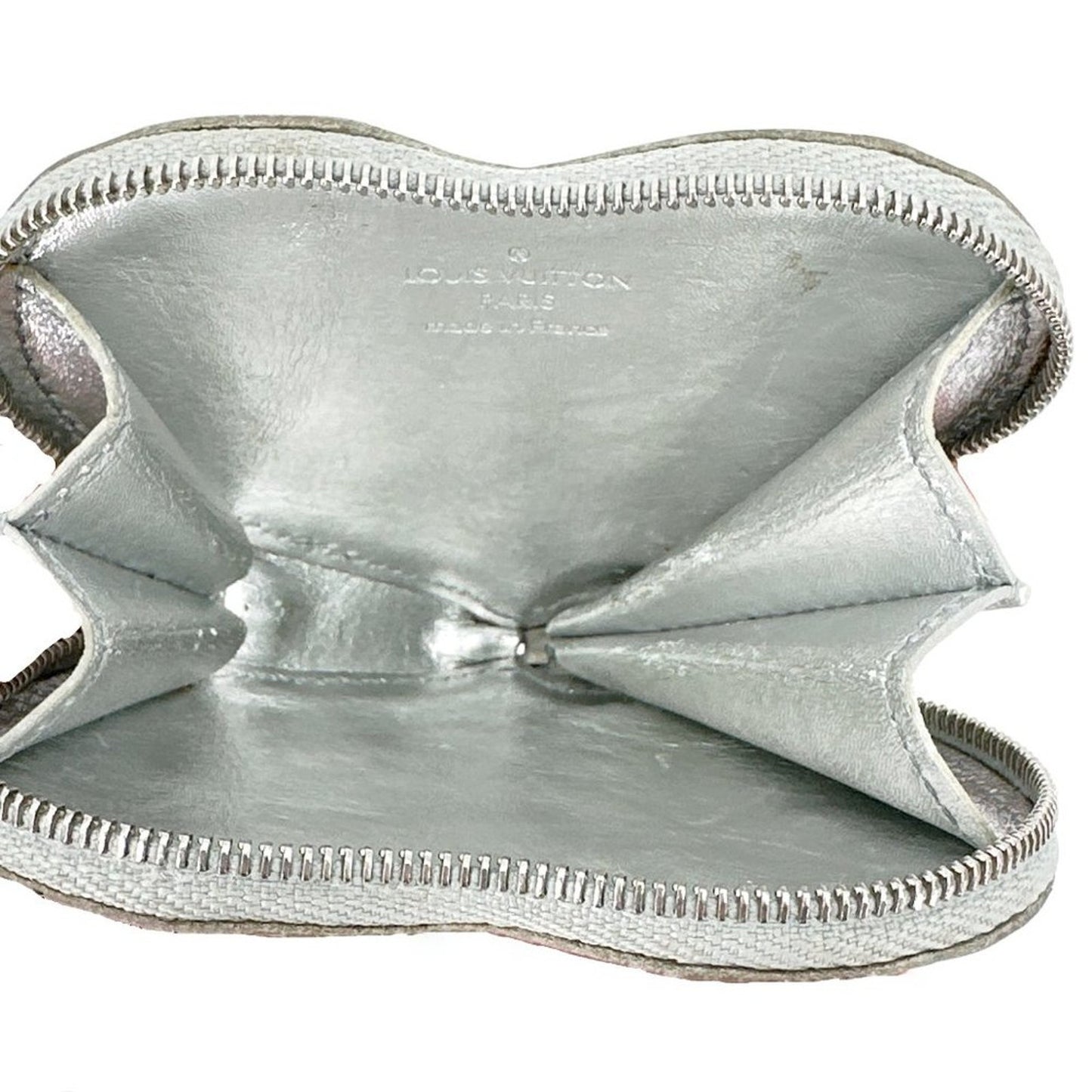 LOUIS VUITTON Heart Coin Purse Monogram Mirror