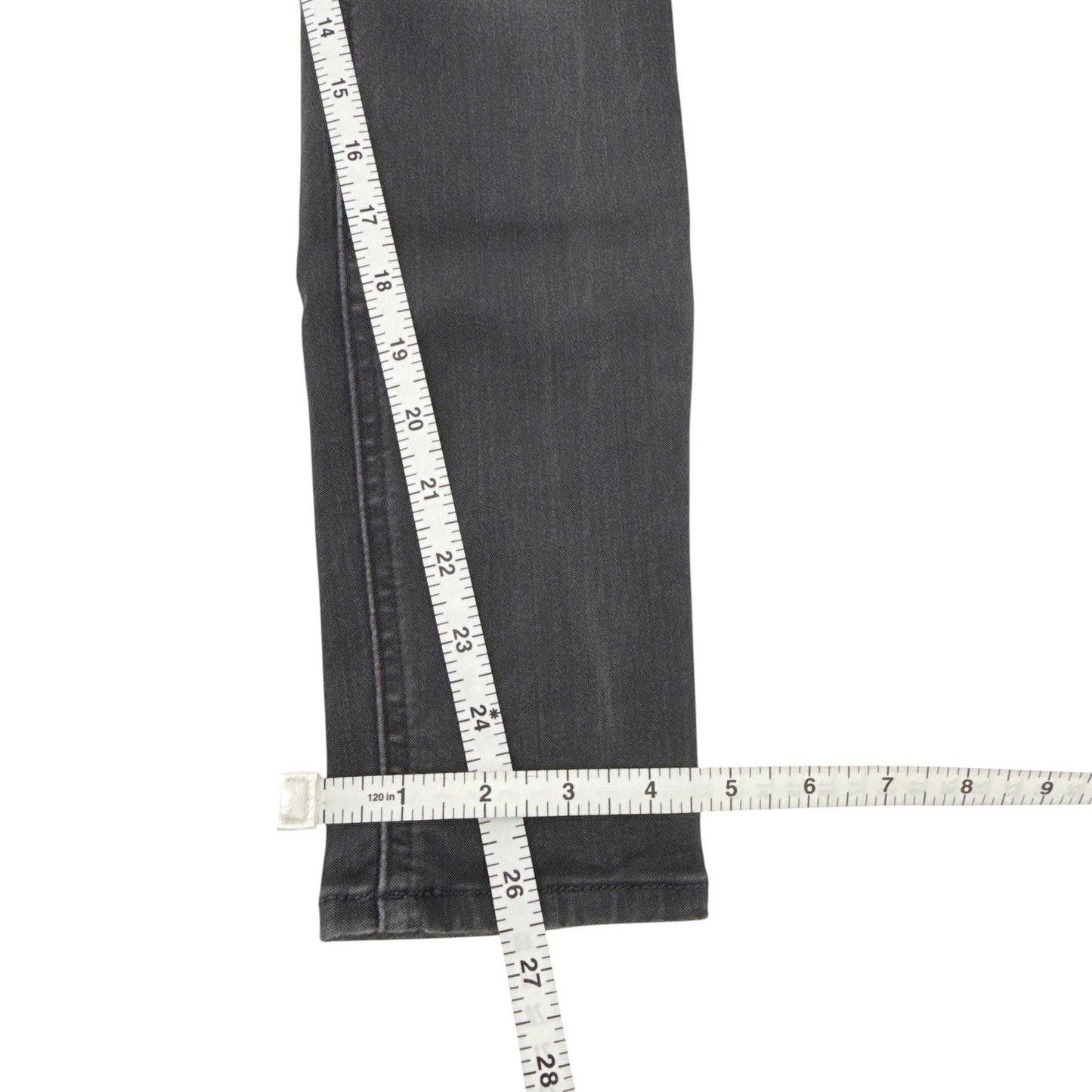 7 for ALL MANKIND b(air) denim The High Waist Ankle Skinny in Grey 24
