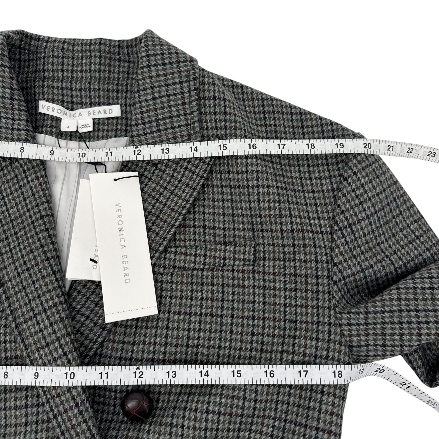 VERONICA BEARD Sybille Jacket in Sage Multi 4|S