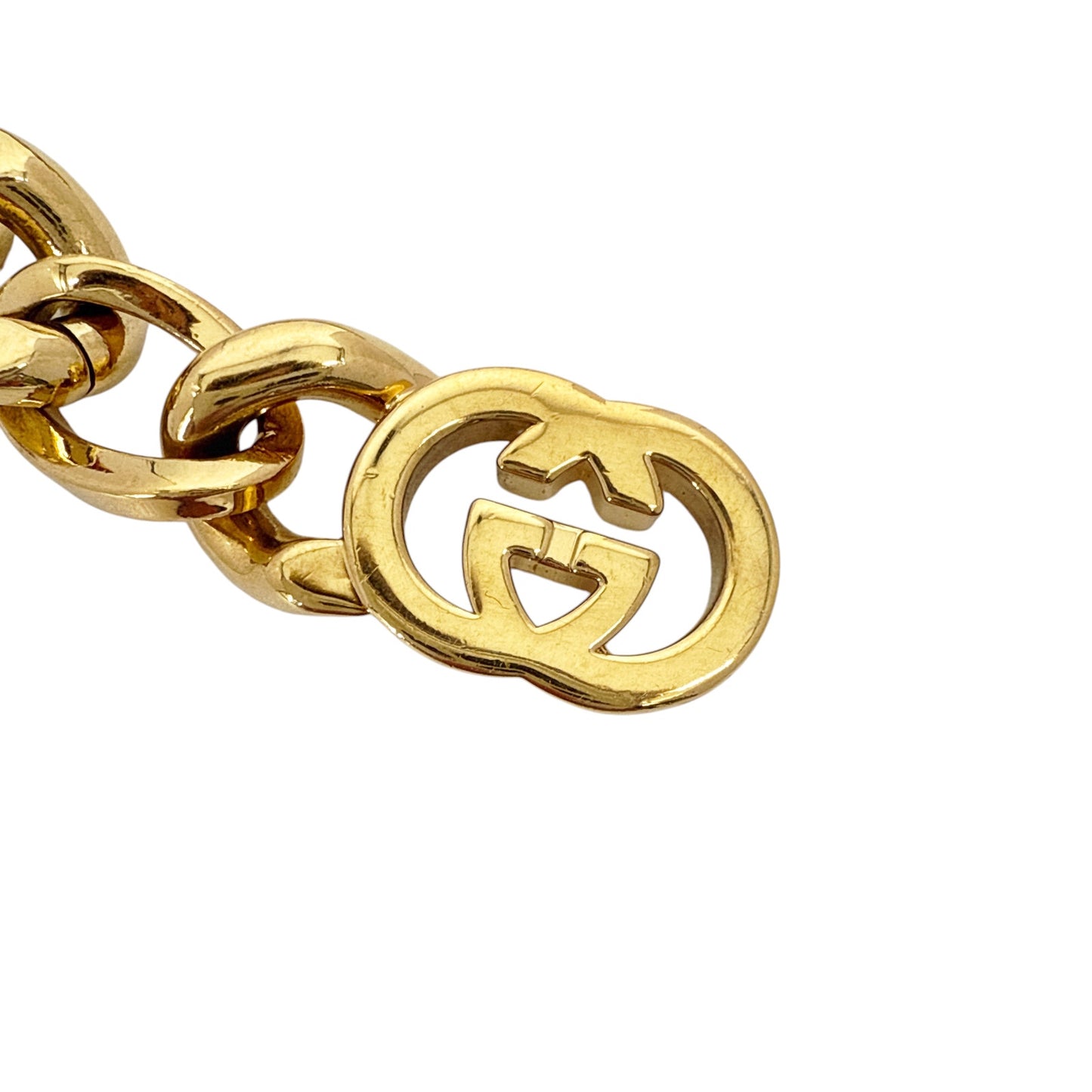 GUCCI Chain Belt with Interlocking G & Micro Heart Bag